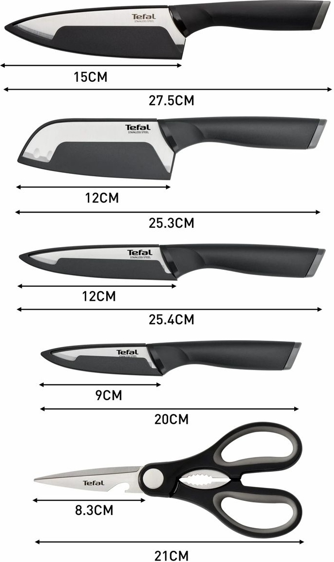 Набор ножей Tefal Comfort, 5шт (K2215S55) фото 7