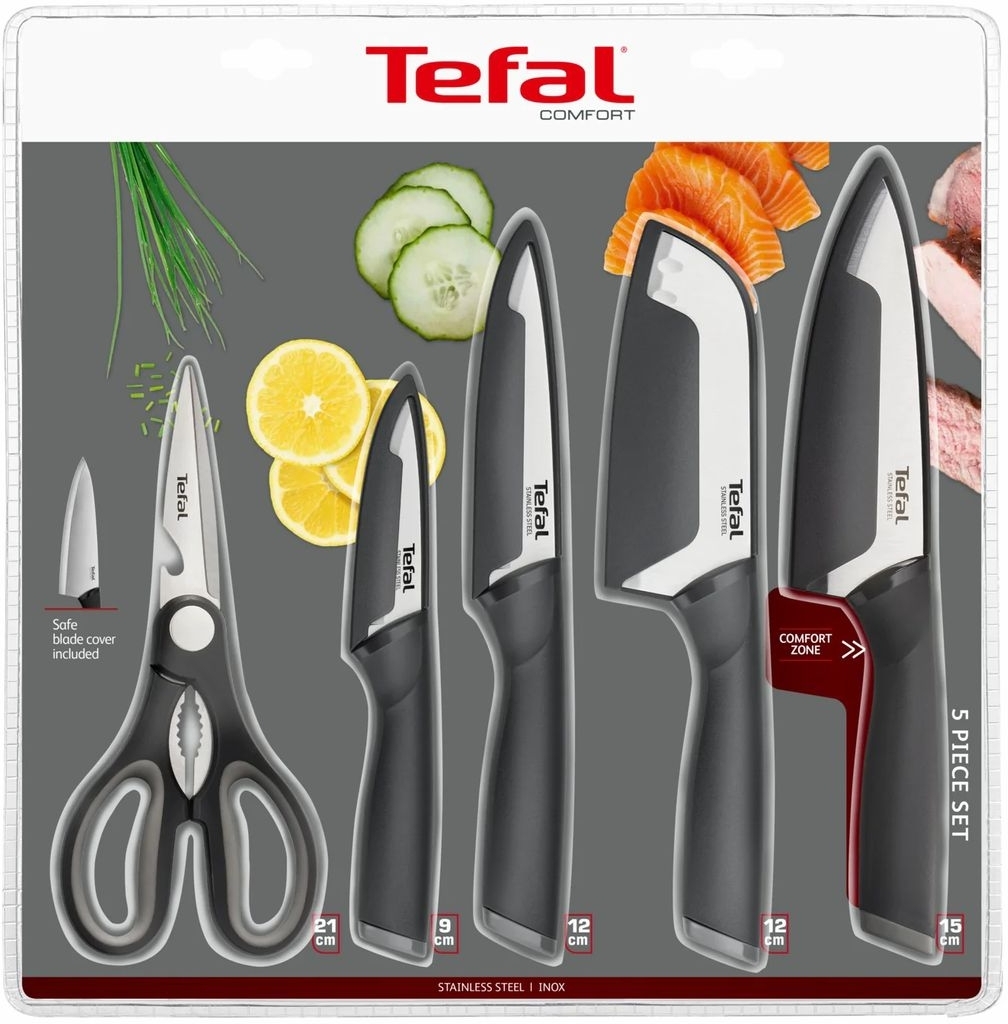 Набор ножей Tefal Comfort, 5шт (K2215S55) фото 2