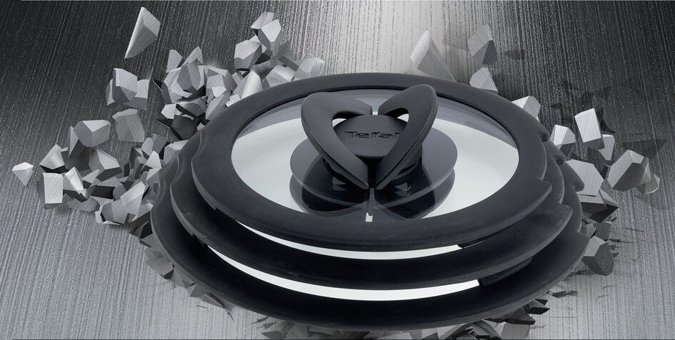 Набор стеклянных крышек Tefal Ingenio, 16см, 18см, 20см (L9849053) фото 