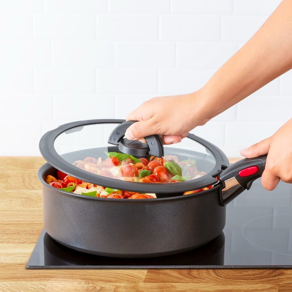 Набор стеклянных крышек Tefal Ingenio, 16см, 18см, 20см (L9849053) фото 