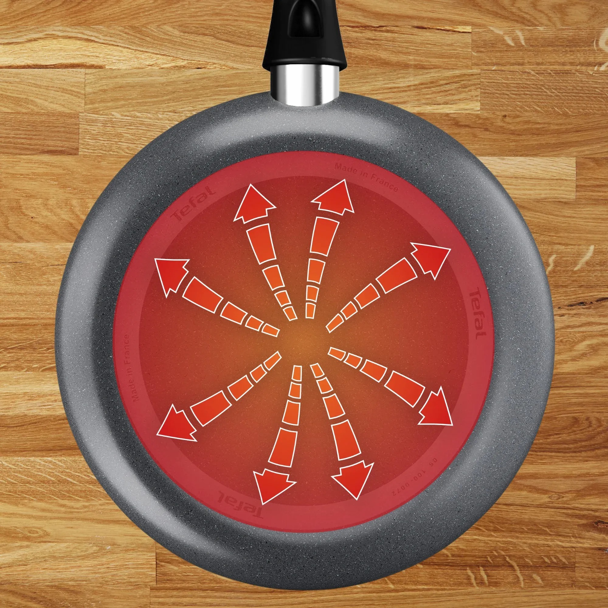 Сковорода Tefal Hard Stone, 28см, серый (D4560632) фото 5