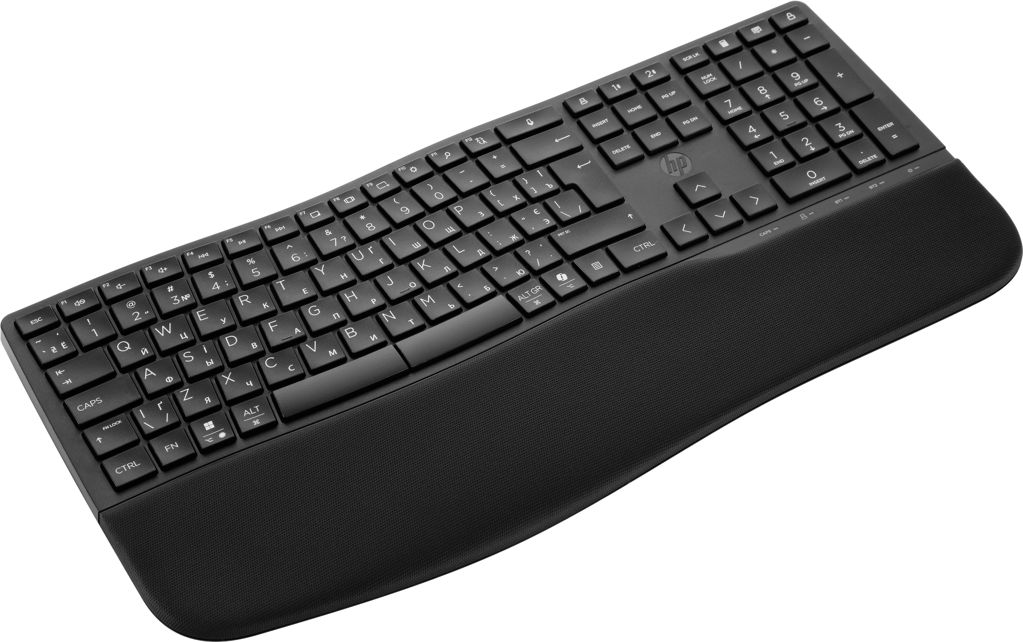 Клавиатура мембранная HP 680 Comfort Dual-Mode 111key, BT, EN/UK, Black (8T6L8AA) фото 2
