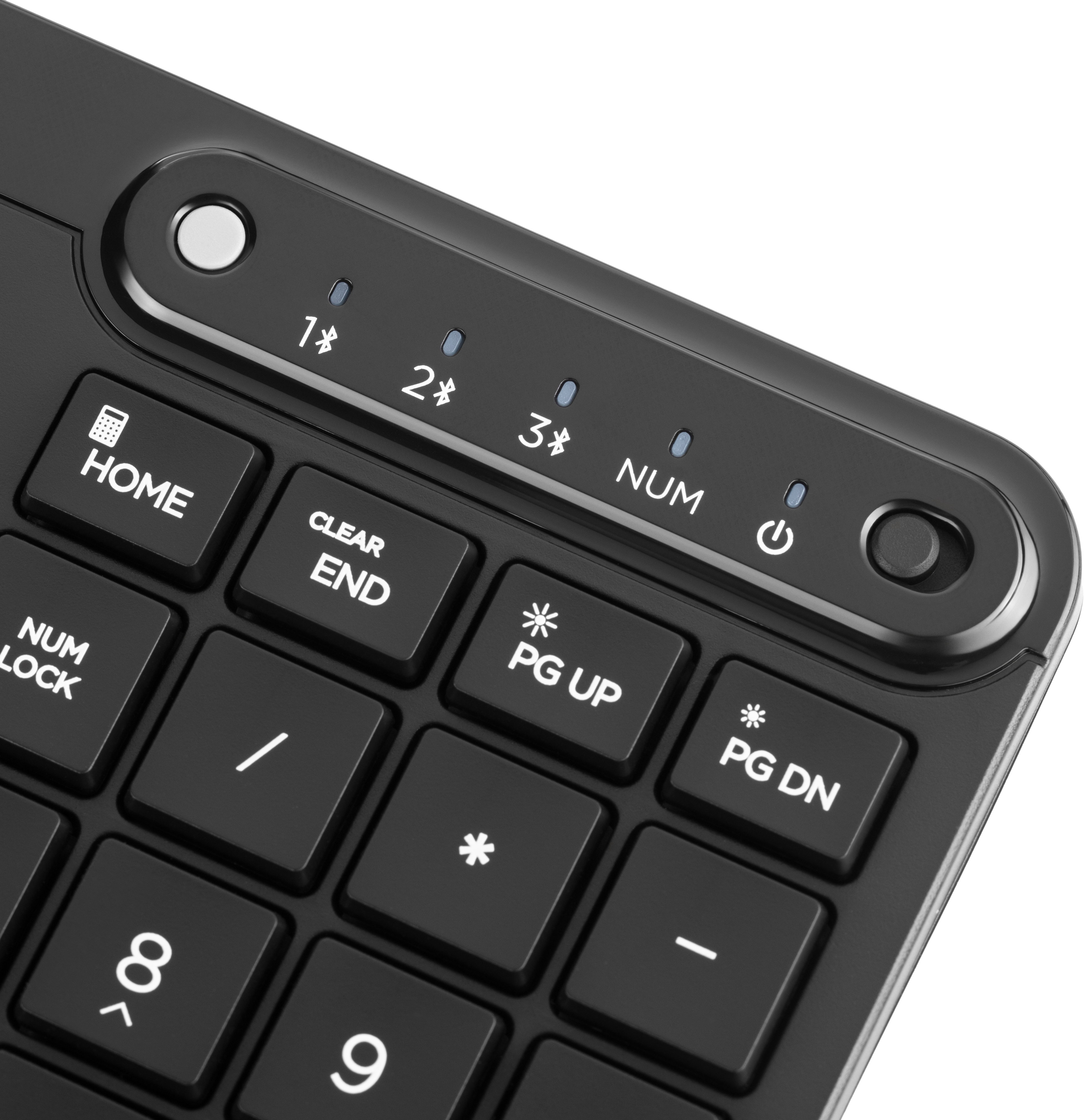 Клавиатура мембранная HP 460 Multi-Device 102key, BT, EN/UK, Black (7N7B8AA) фото 8