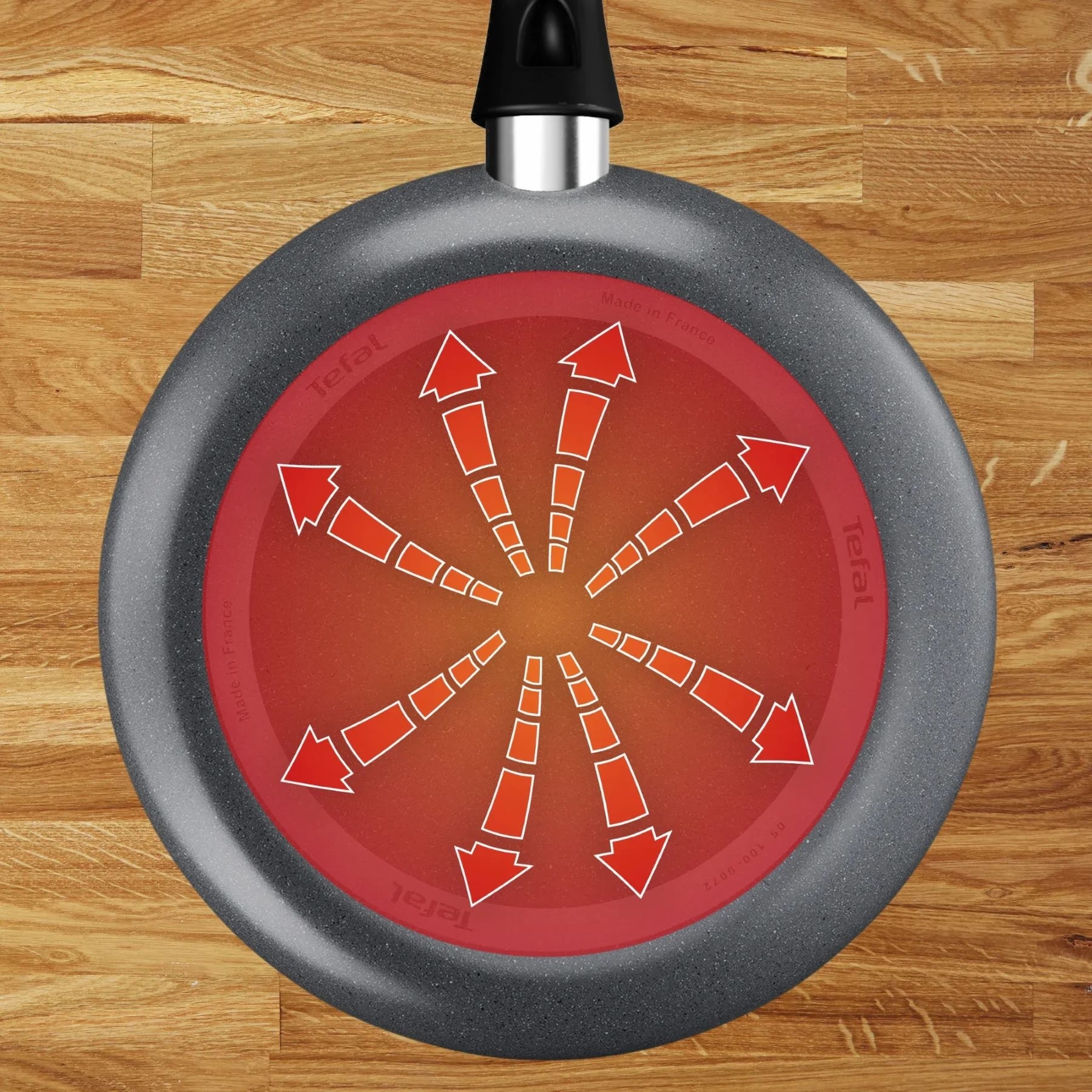 Сковорода Tefal Hard Stone, 26см, сірий (D4560553)фото6