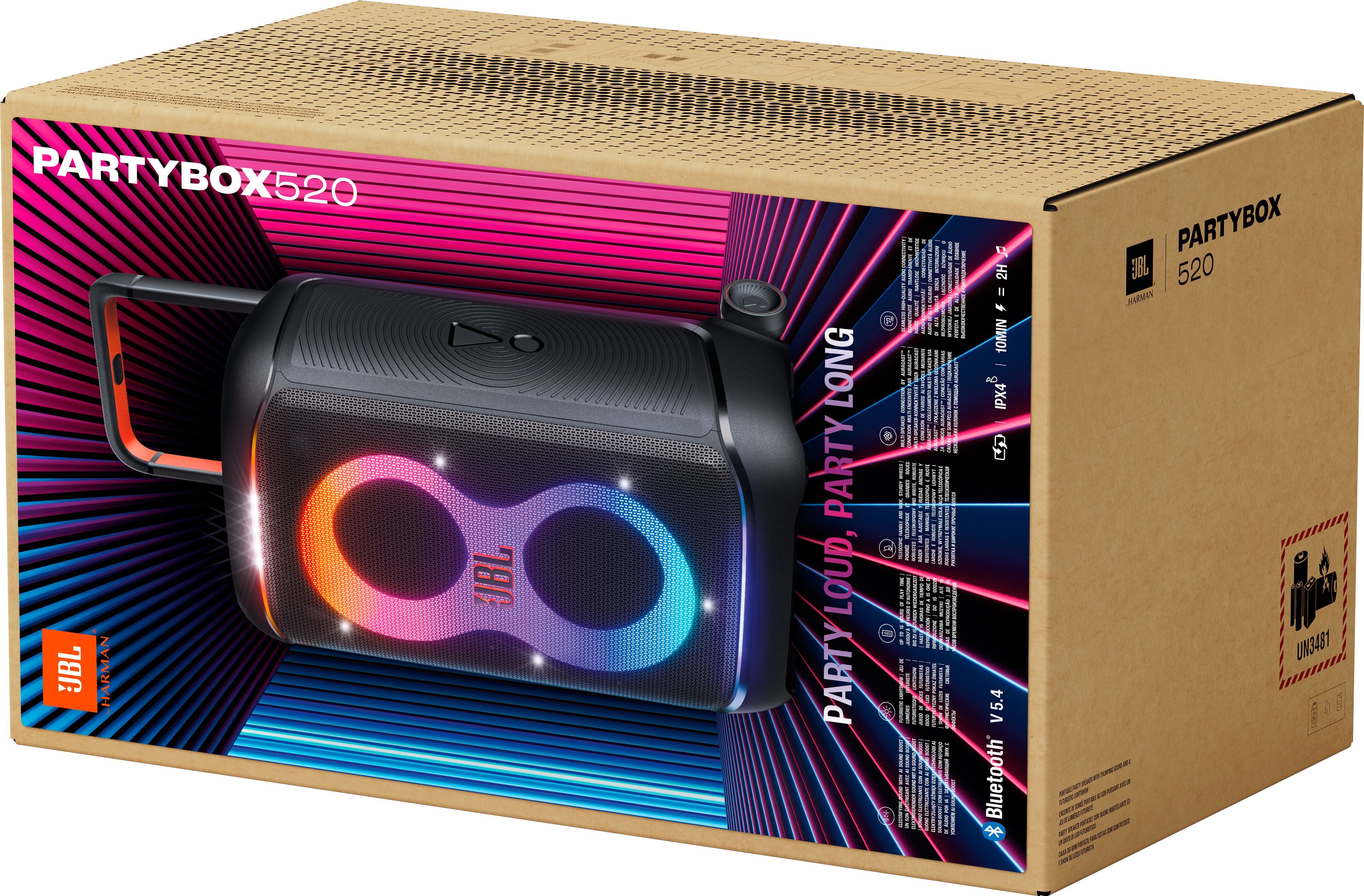 Акустична система JBL PartyBox 520 (JBLPARTYBOX520EU)фото18