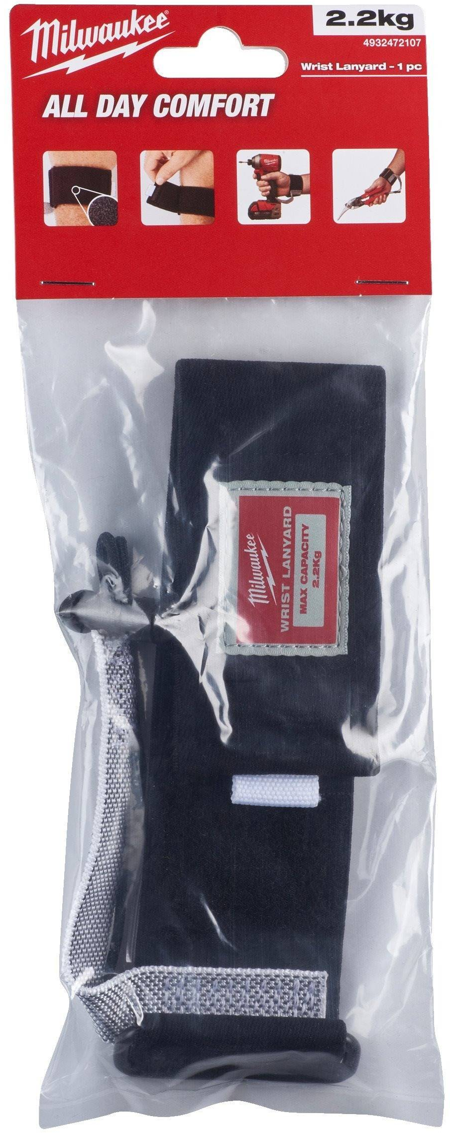 Пасок страхувальний Milwaukee на зап'ясток, для інструмента до 2.2кг. (4932472107)фото3