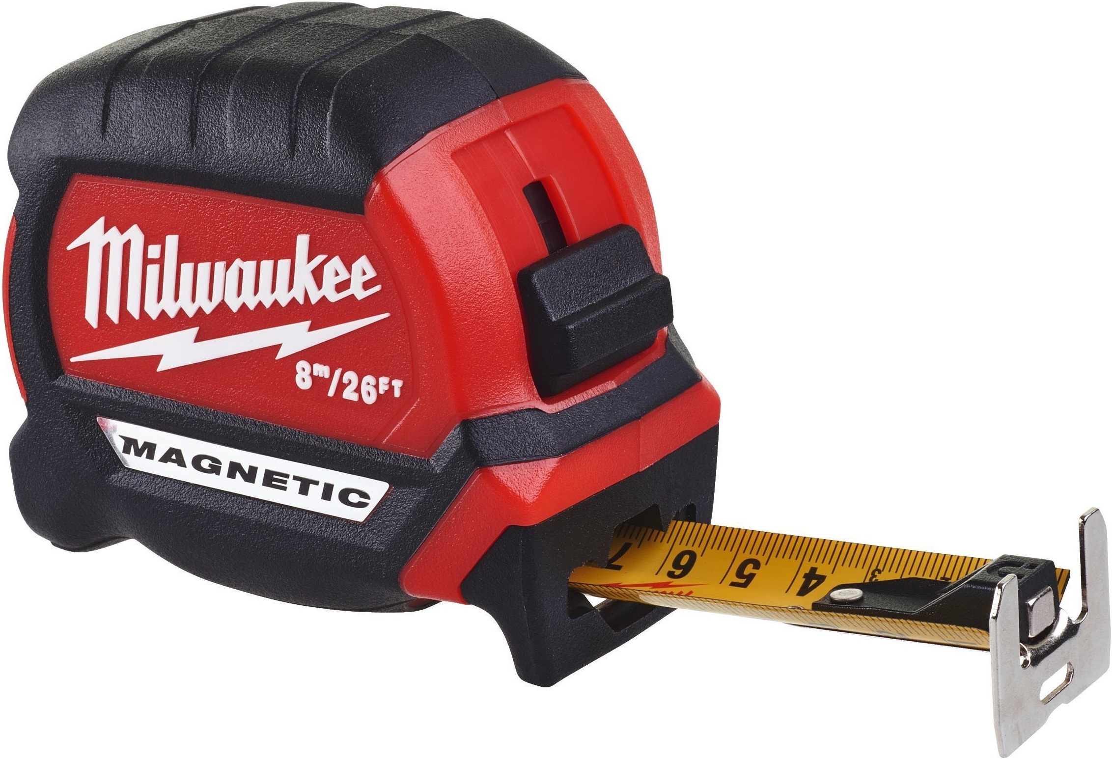 Рулетка Milwaukee Magnetic GEN III, 8м, 27мм, (493246460) фото 