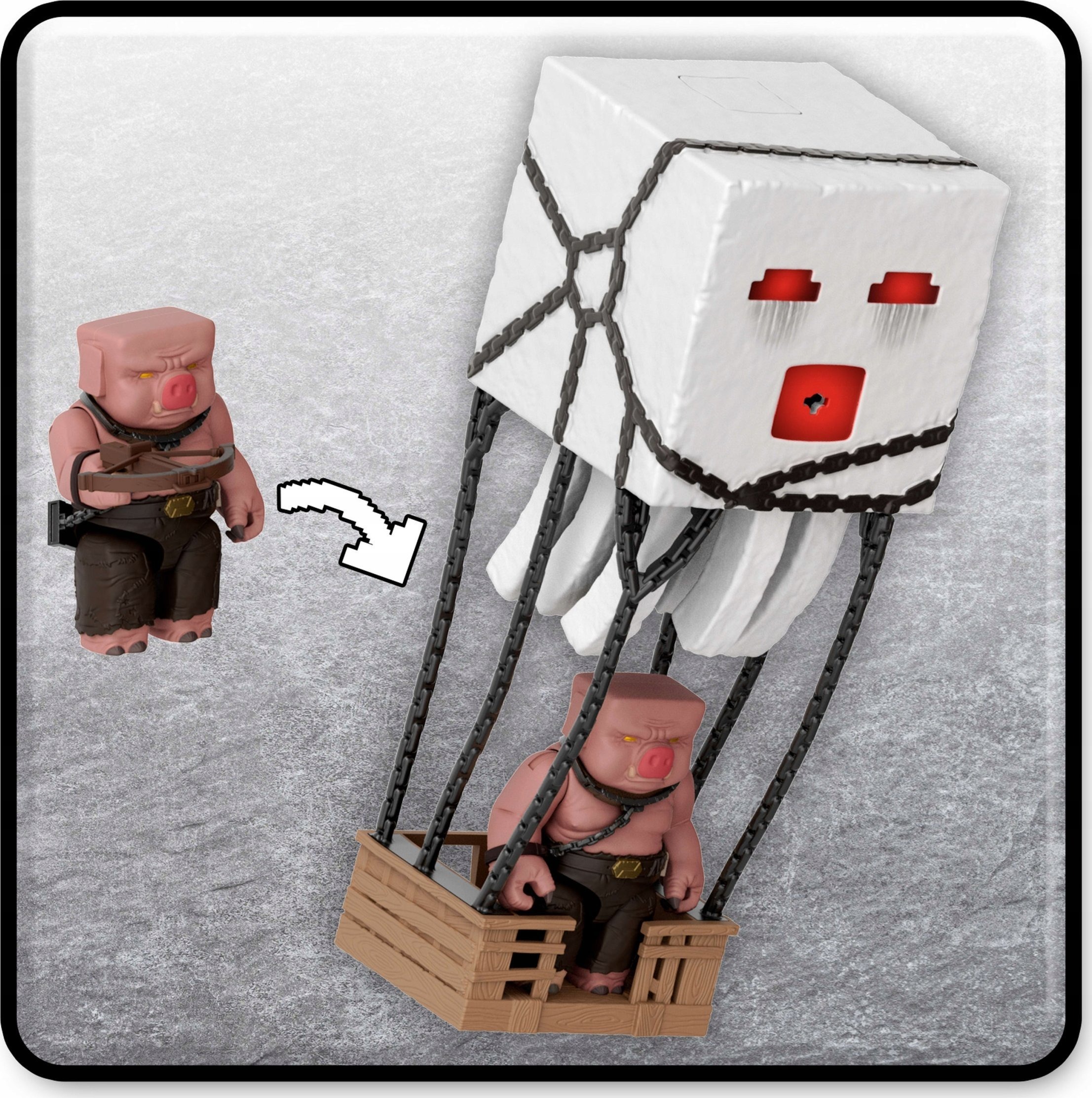 Ігровий набір Minecraft "Повітряна куля з Гаста" (JFB69)фото6