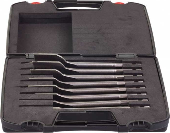 Свердло по дереву перове Milwaukee, набір 8шт, 12-32мм, шестигранний хвостовик, кейс (4932352504)фото