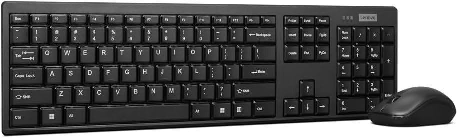 Комплект Lenovo 100 USB-A Wireless Combo Keyboard and Mouse (GX31Q28916)фото2