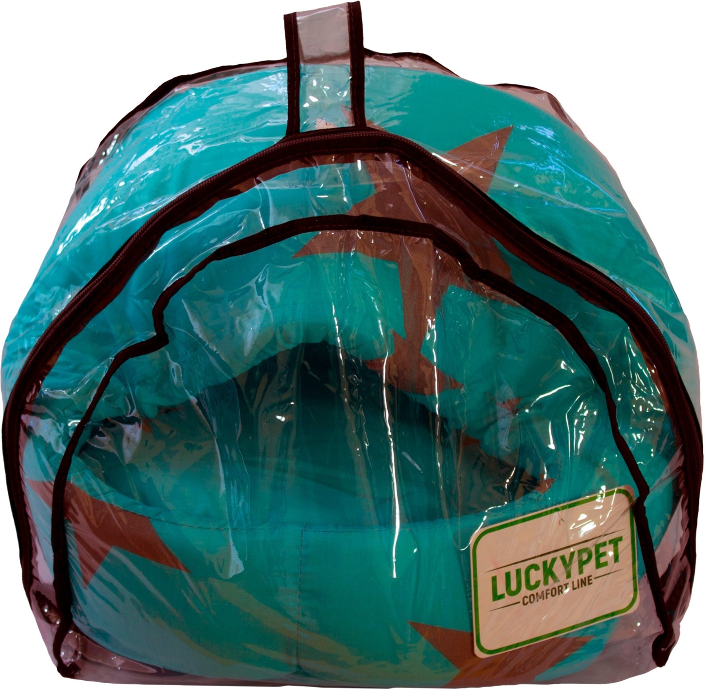 Домик Lucky Pet №1 Белла Бирюзовый 36x32x32 фото