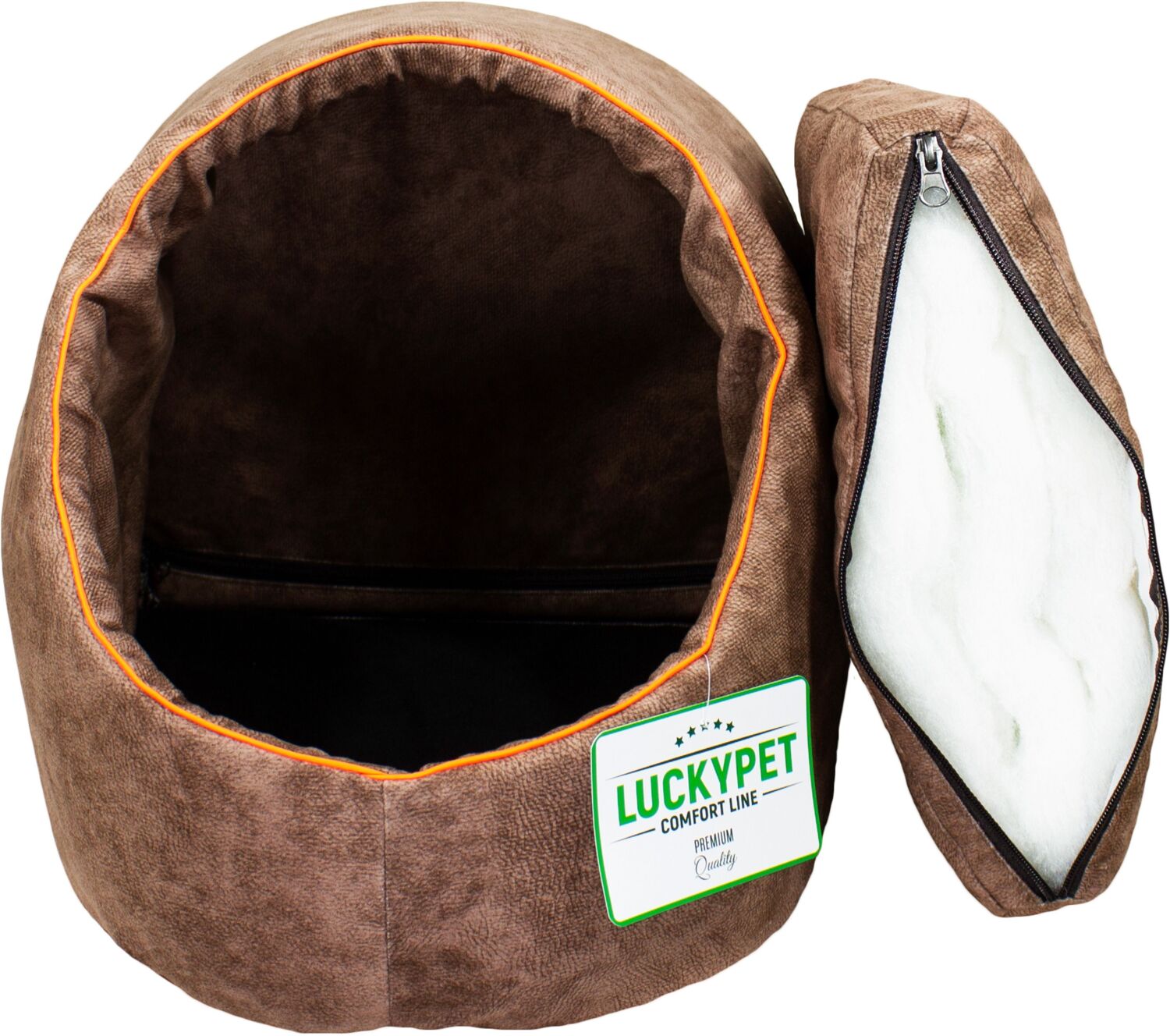 Будка Lucky Pet №1 Алиса Коричневый 36x37x32 фото