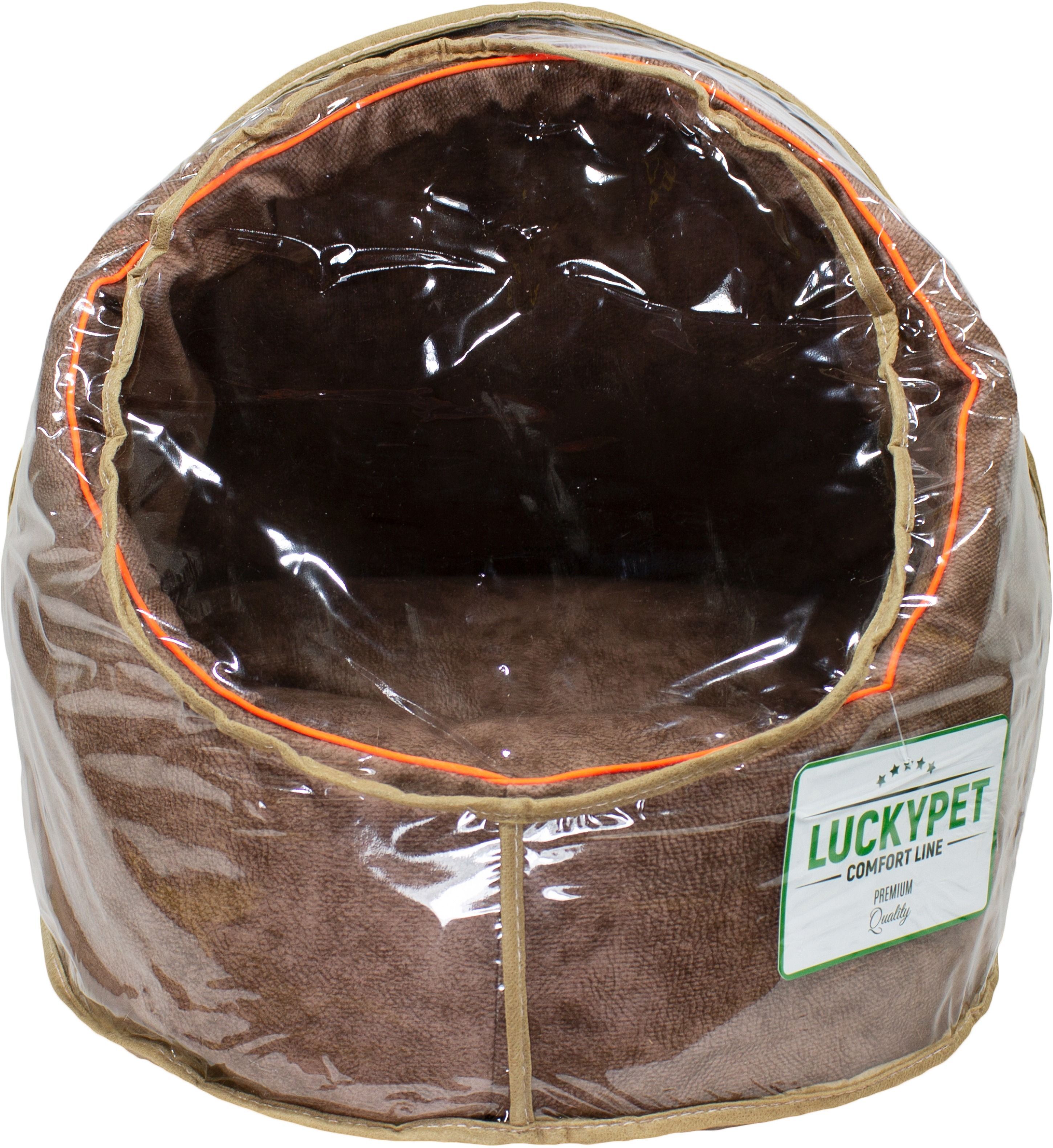 Будка Lucky Pet №1 Алиса Коричневый 36x37x32 фото 3