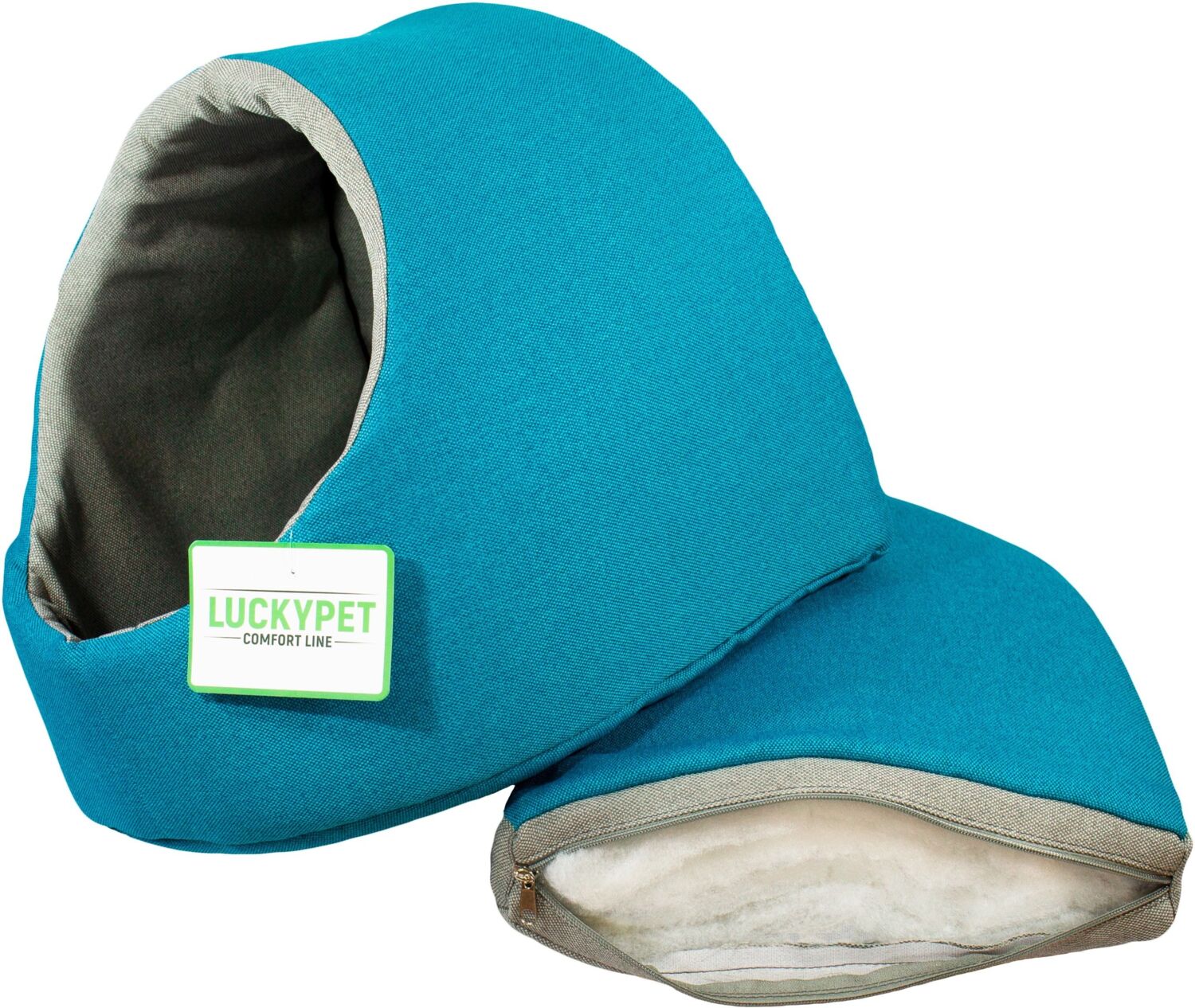 Будка Lucky Pet №1 Руди Бирюзовый 36x37x32 фото