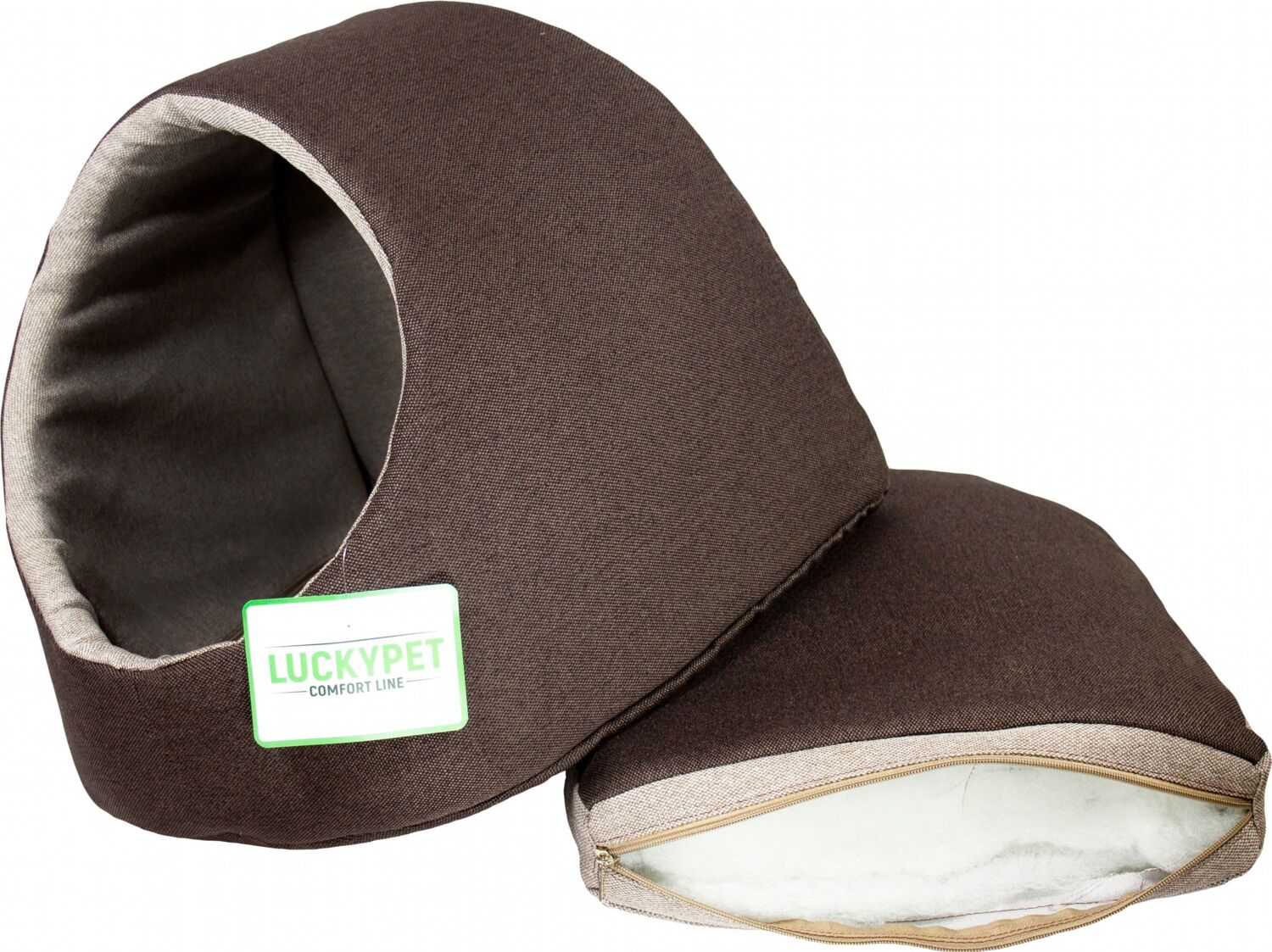 Будка Lucky Pet №1 Руди Коричневый 36x37x32 фото