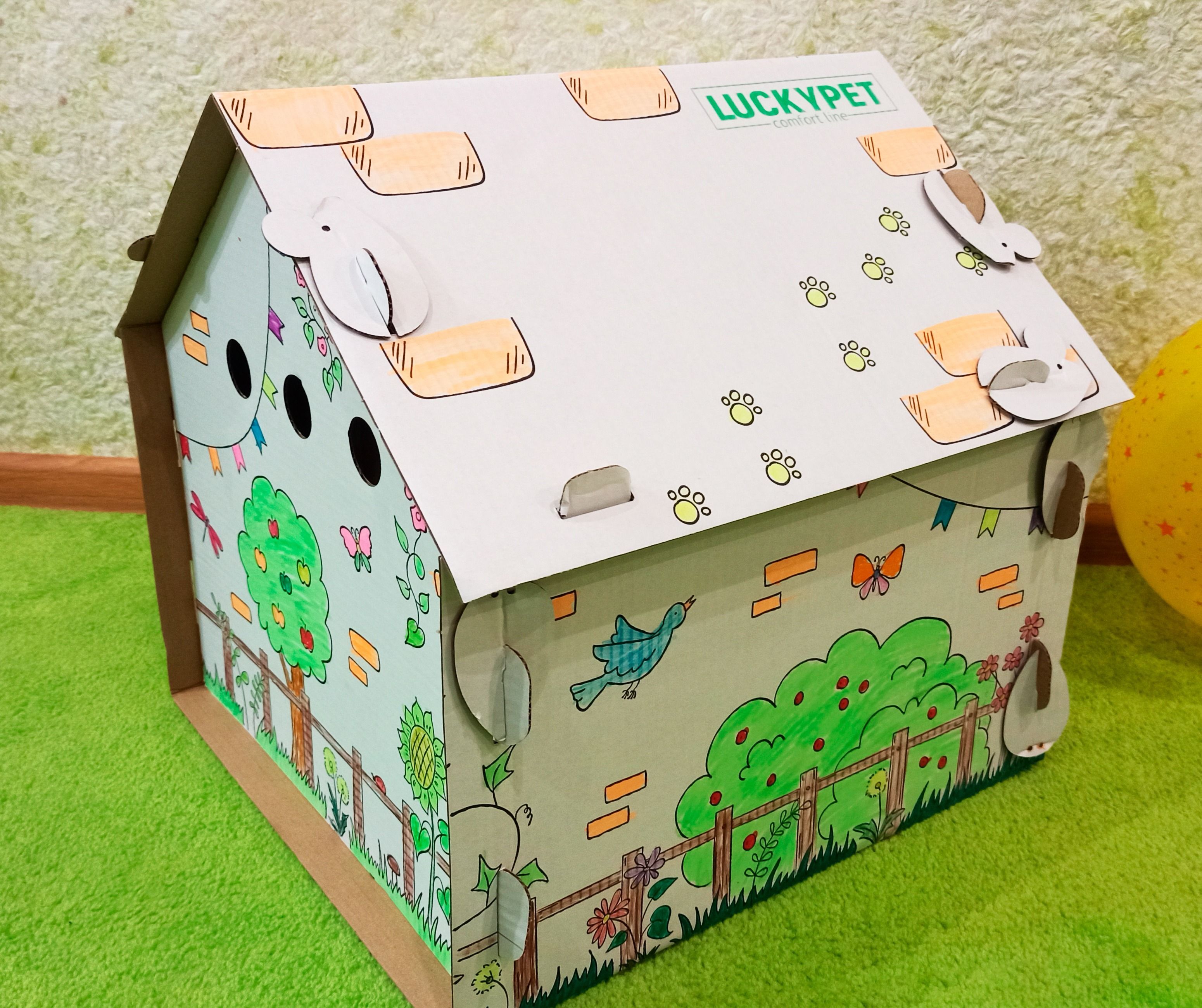 Будиночок Lucky Pet Еко Вікенд білийфото