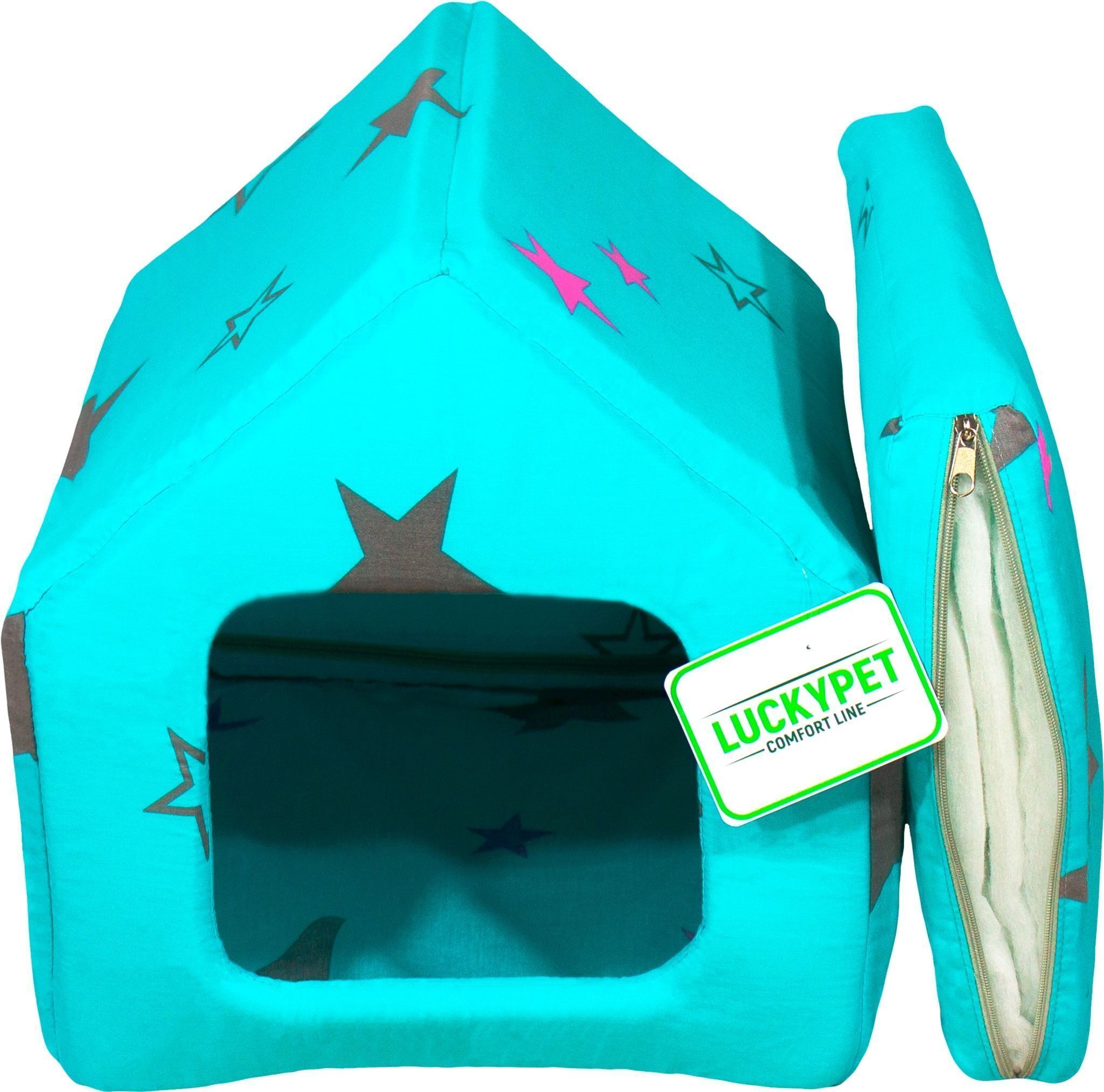 Домик Lucky Pet №0 Джесси Бирюзовый 26x27x27 фото 2