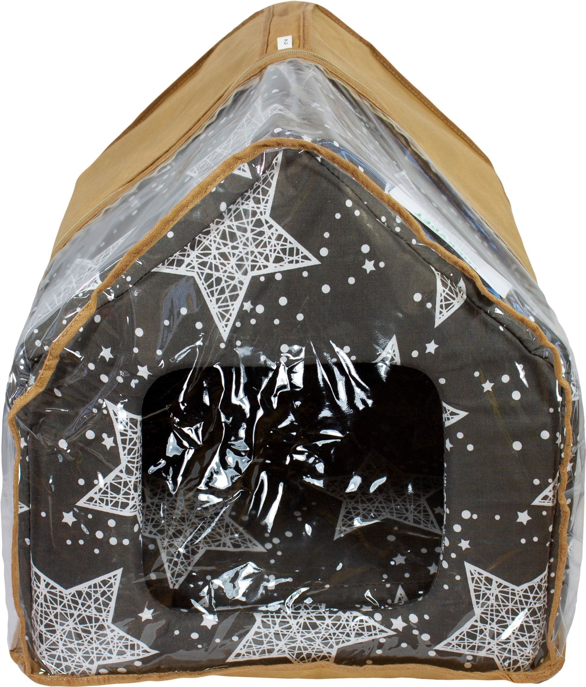 Домик Lucky Pet №0 Джесси Серый 26x27x27 фото 3