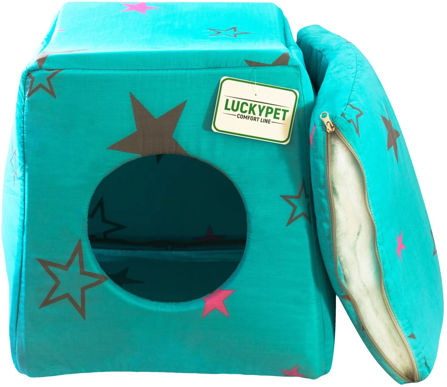 Куб Lucky Pet №1 Марс Бирюзовый 36x36 фото