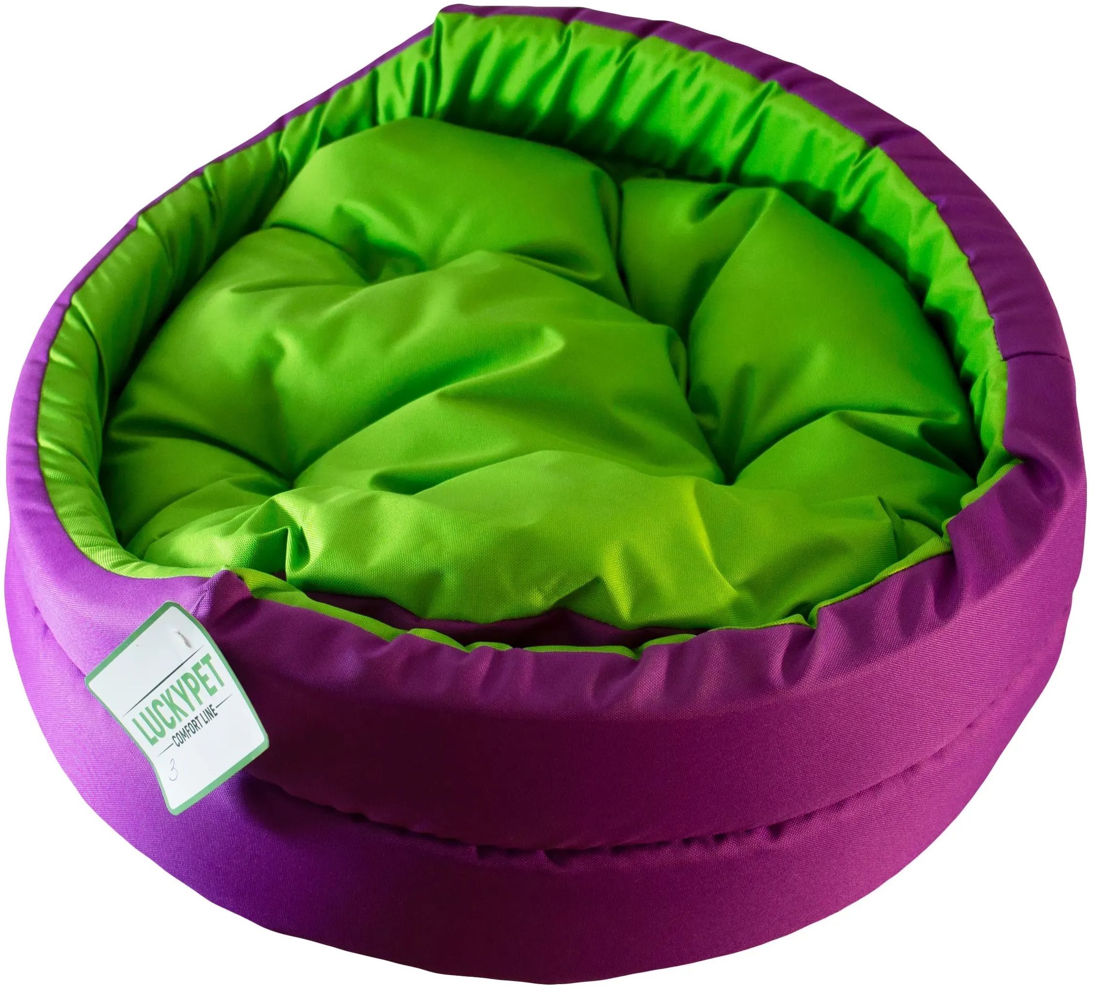 Лежак Luсky Pet №1 Зірка Фіолетово-зелений 35x45фото