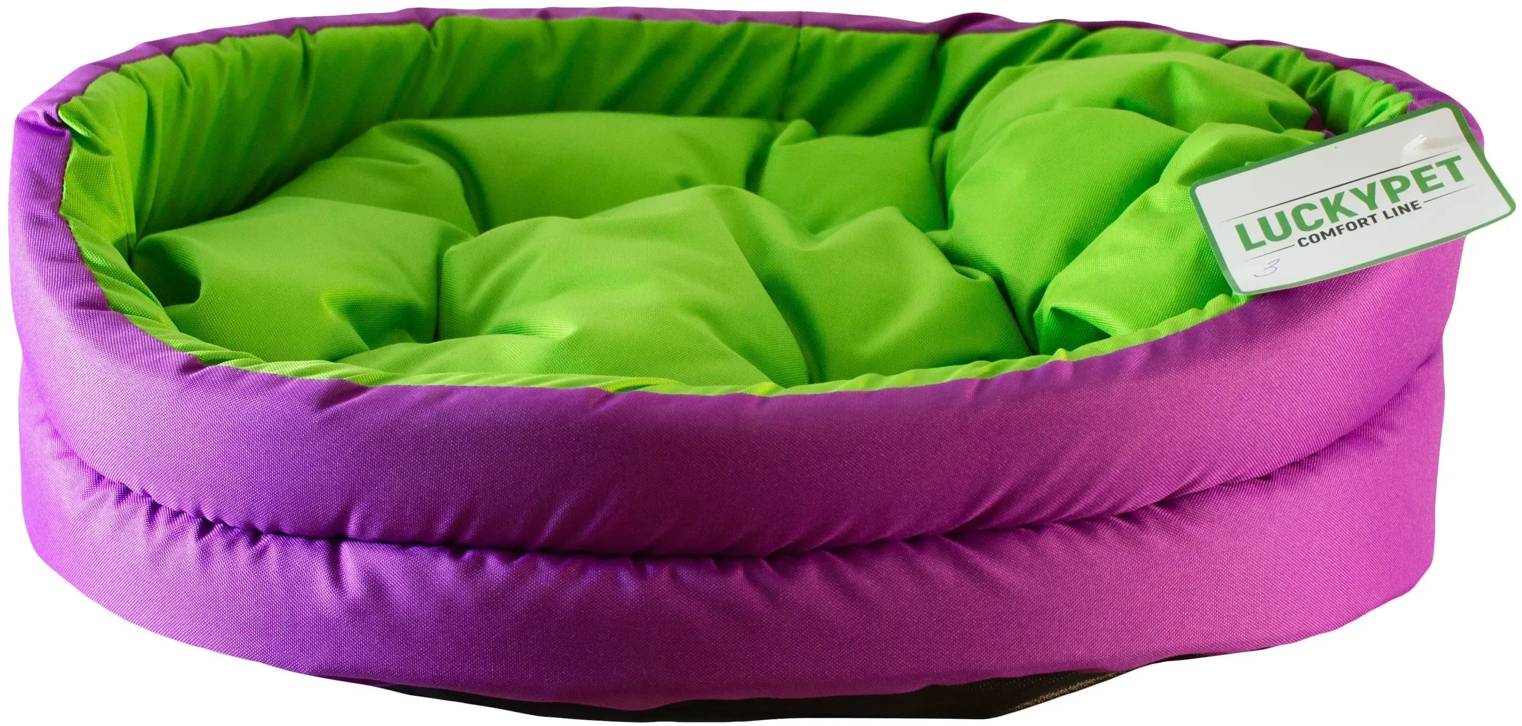 Лежак Luсky Pet №1 Зірка Фіолетово-зелений 35x45фото
