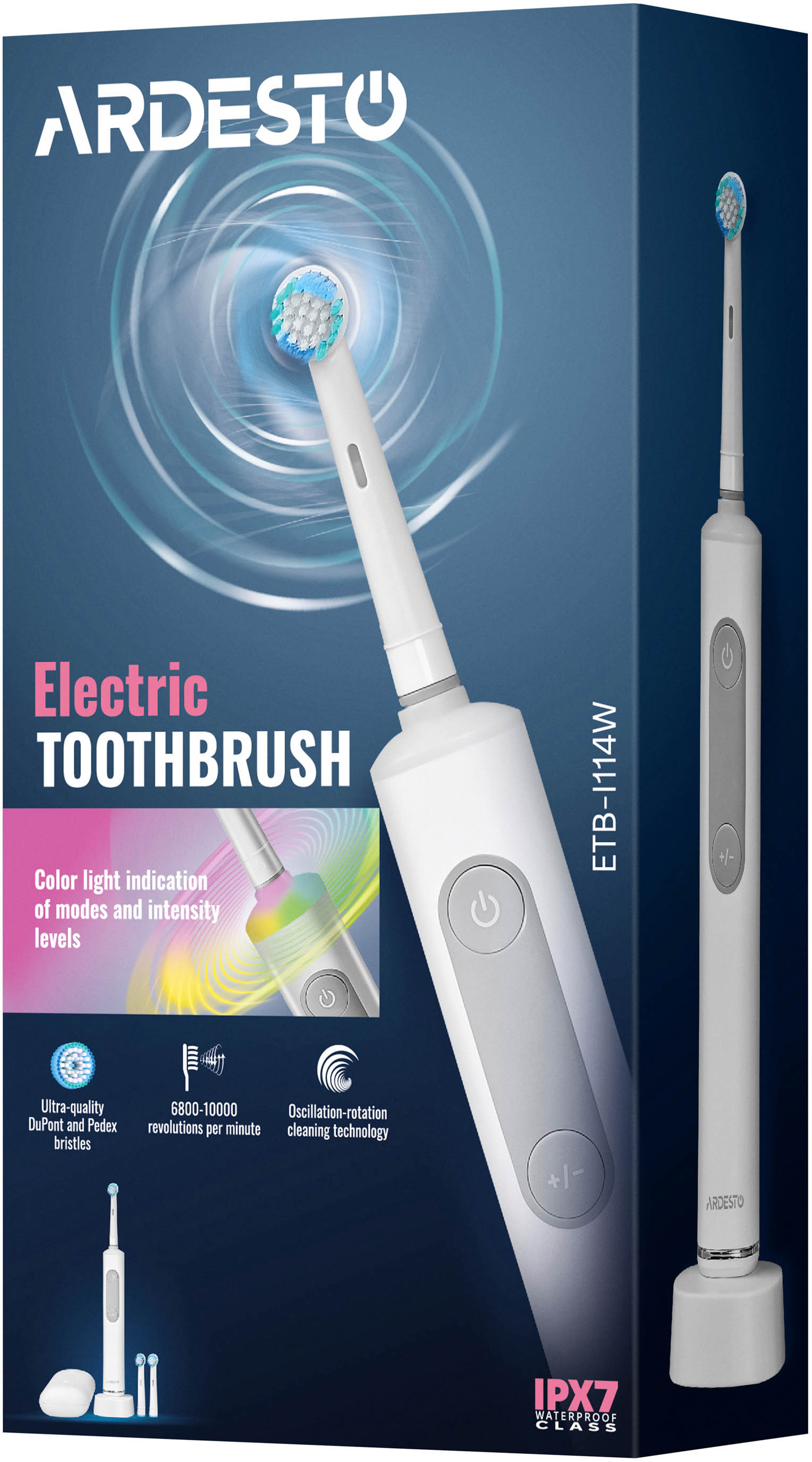 Электрическая зубная щётка ARDESTO ETB-I114W фото 15