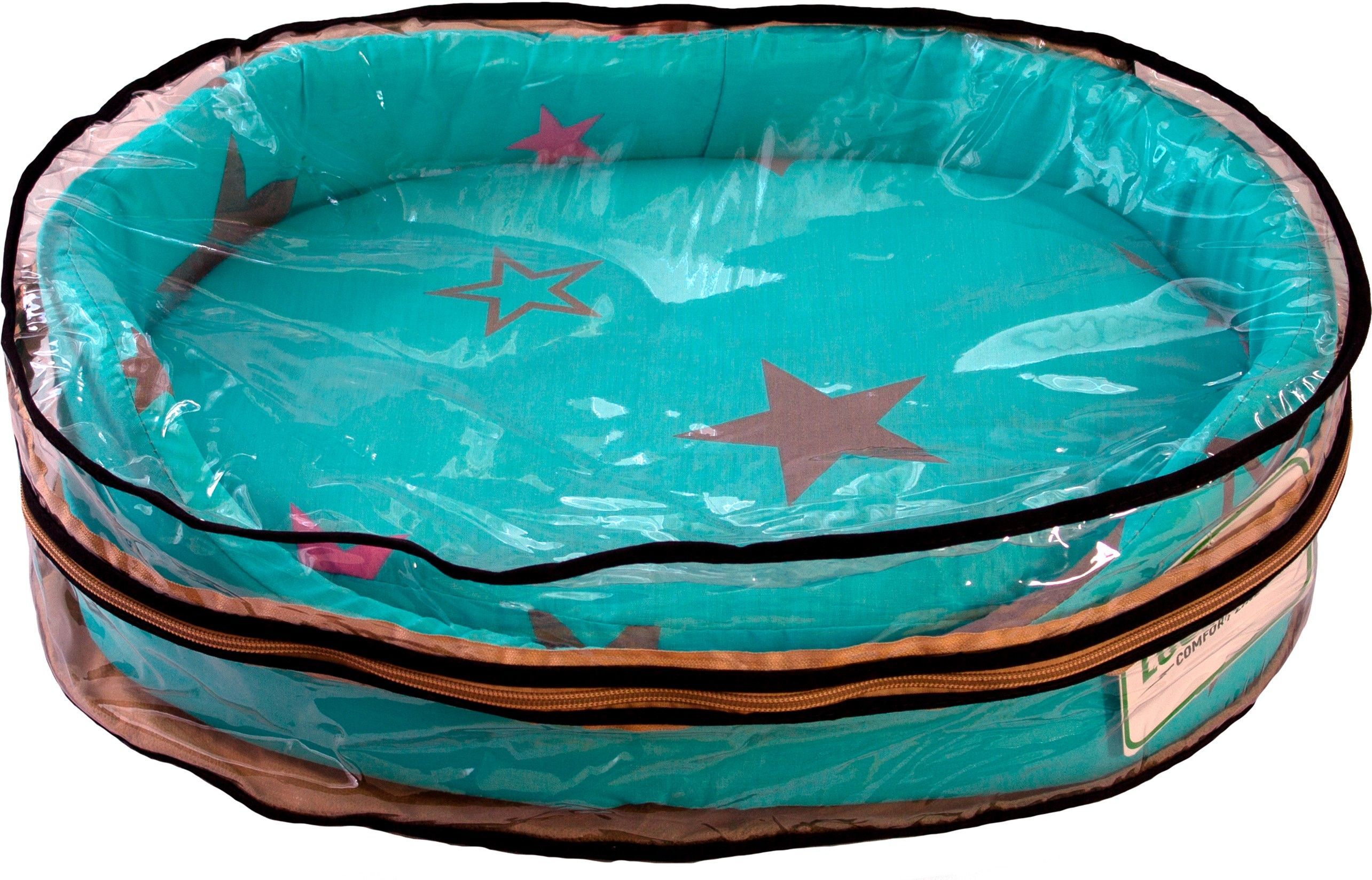 Лежак Lucky Pet №0 Макс Бірюзовий 26x37x12фото