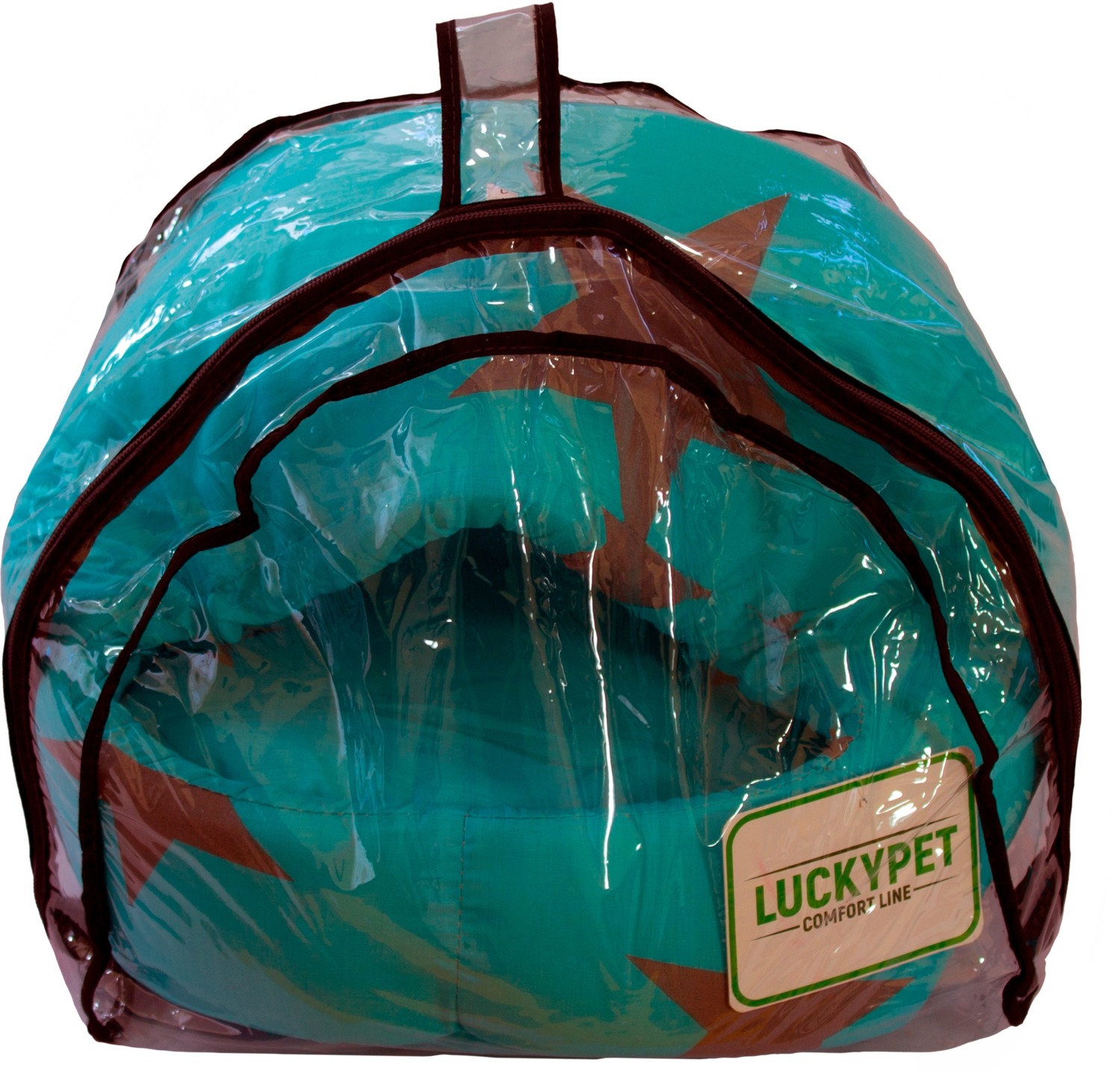 Домик Lucky Pet №0 Белла Бирюзовый 30x27x27 фото