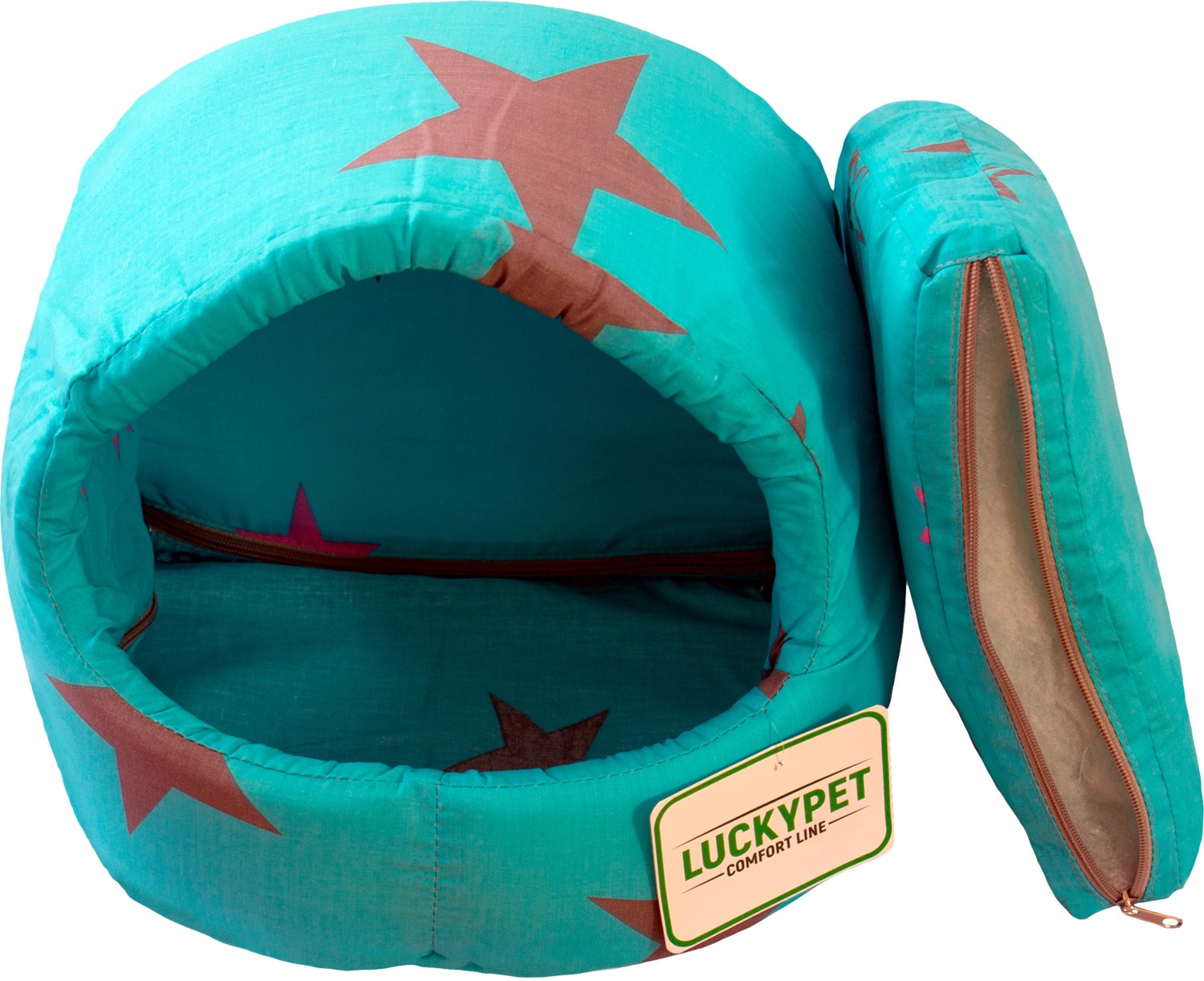 Домик Lucky Pet №0 Белла Бирюзовый 30x27x27 фото