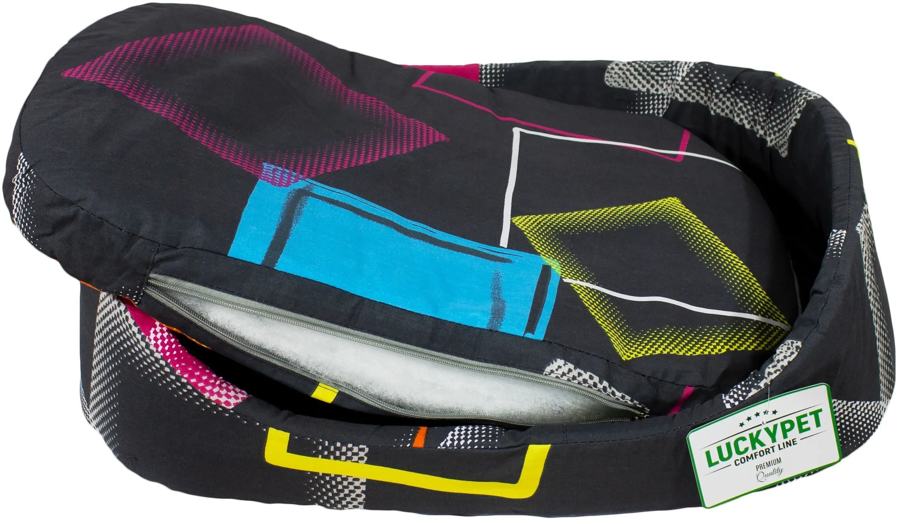 Лежак Lucky Pet №0 Макс Геометрия 26x37x12 фото 