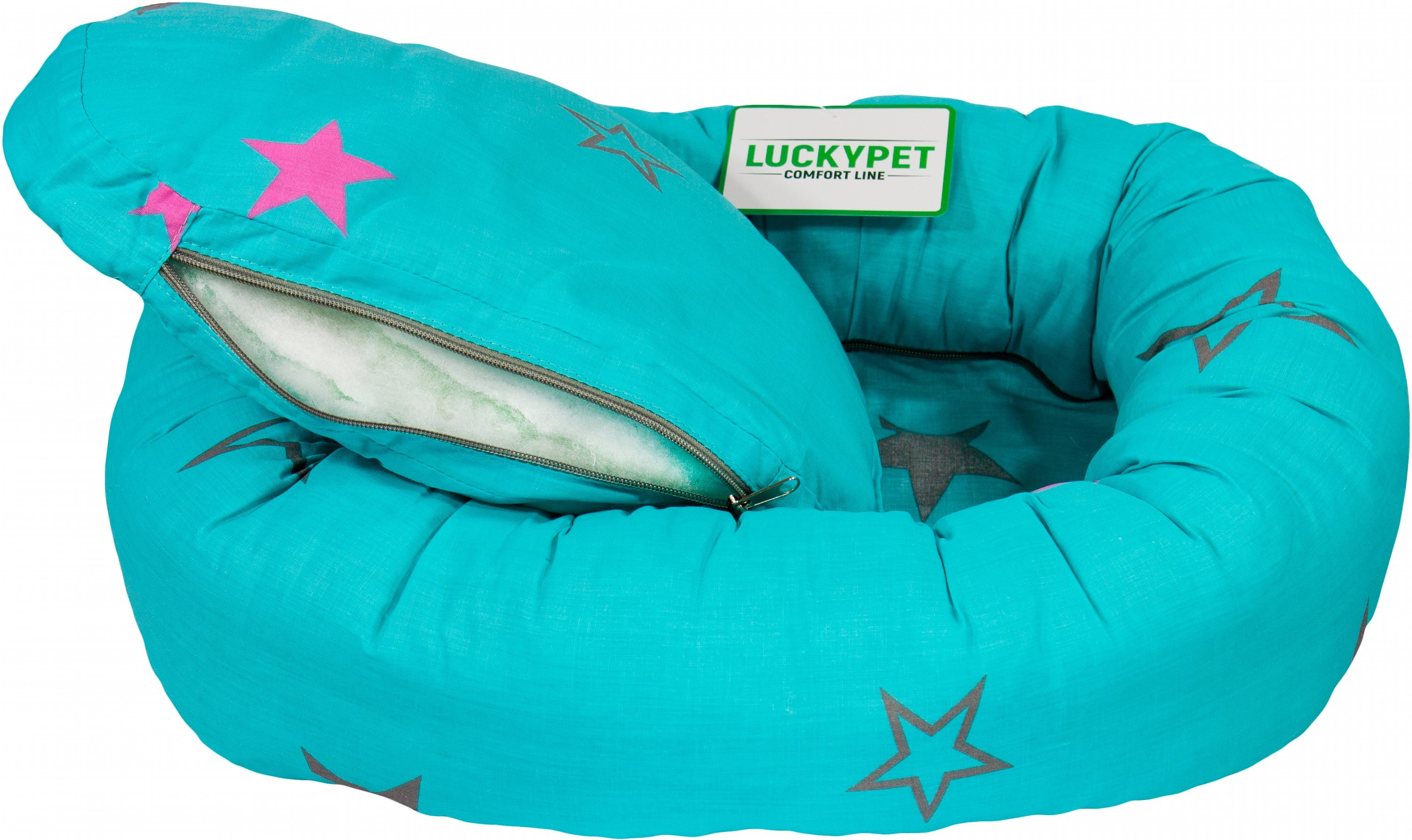 Лежак Lucky Pet №1 Вольт Бирюзовый 42x52x10 фото 2