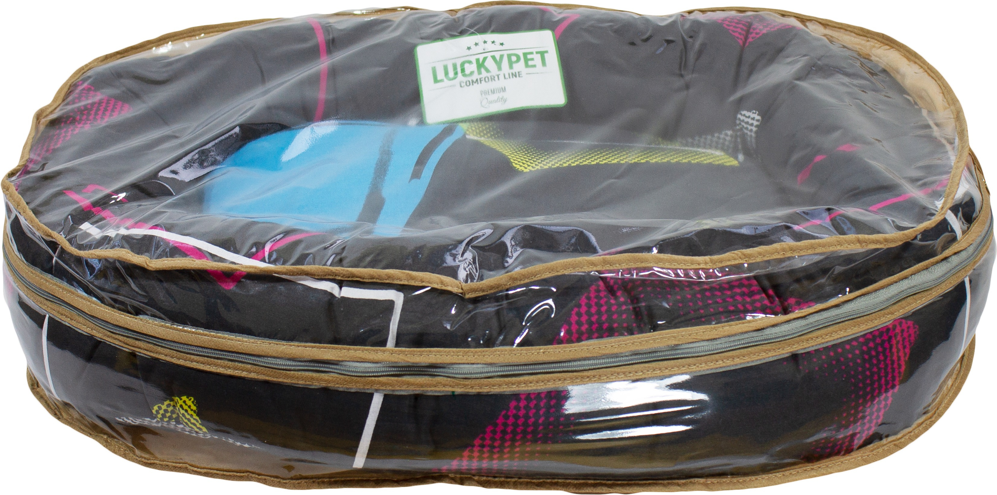 Лежак Lucky Pet №1 Вольт Геометрия 42x52x10 фото 