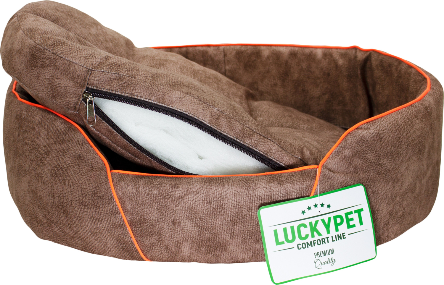 Лежак Lucky Pet №1 Долли Коричневый 32x43x12 фото