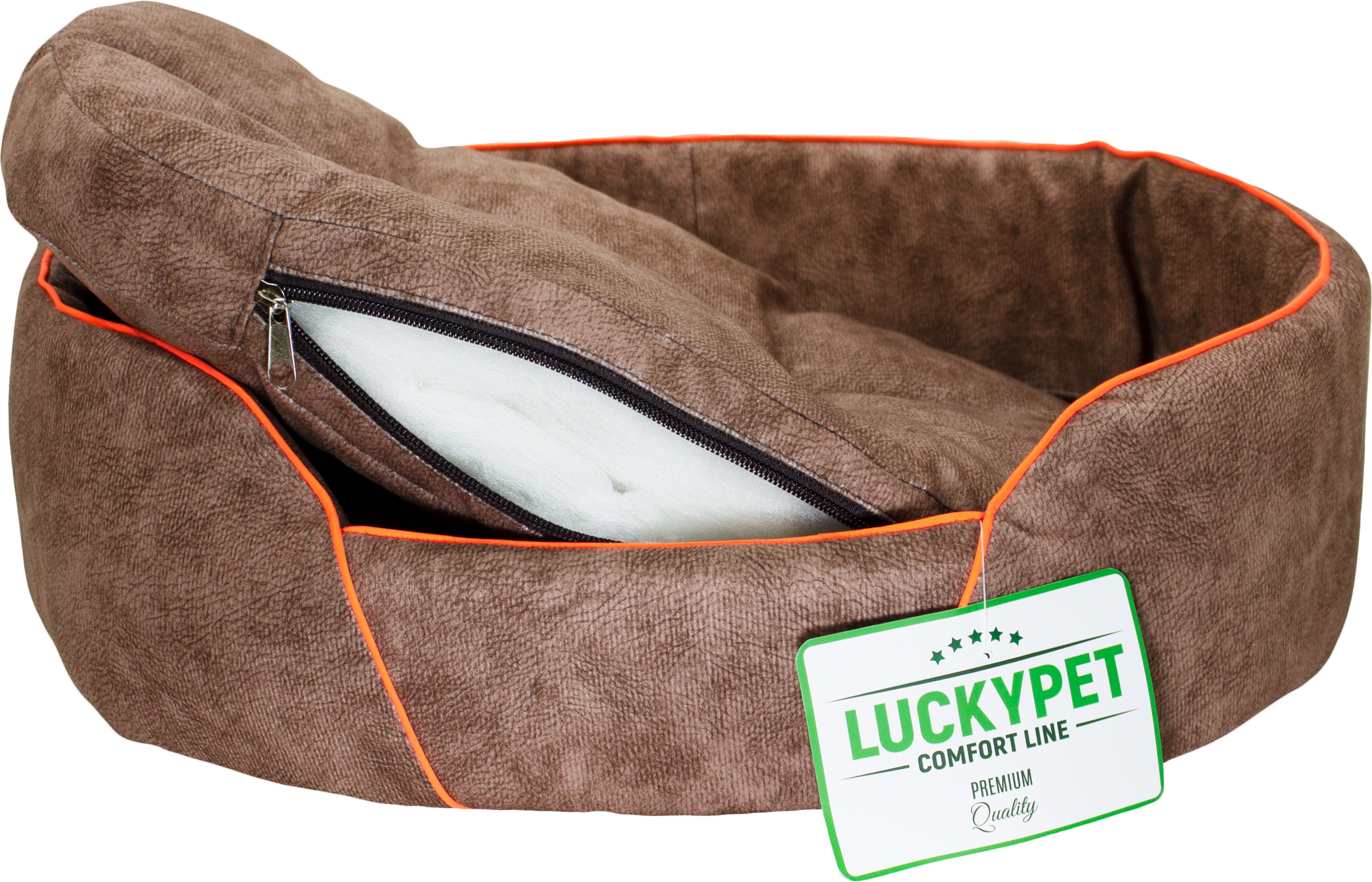 Лежак Lucky Pet №1 Долли Коричневый 32x43x12 фото 2