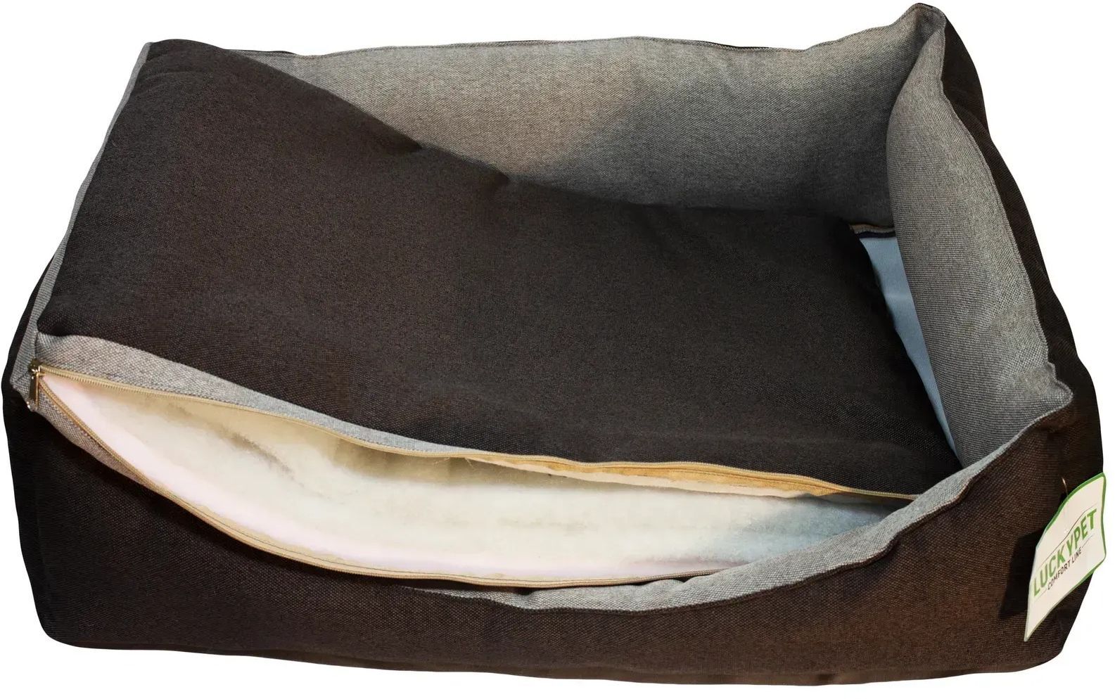 Лежак Lucky Pet №5 Тобі Коричневий 70x100x24фото2