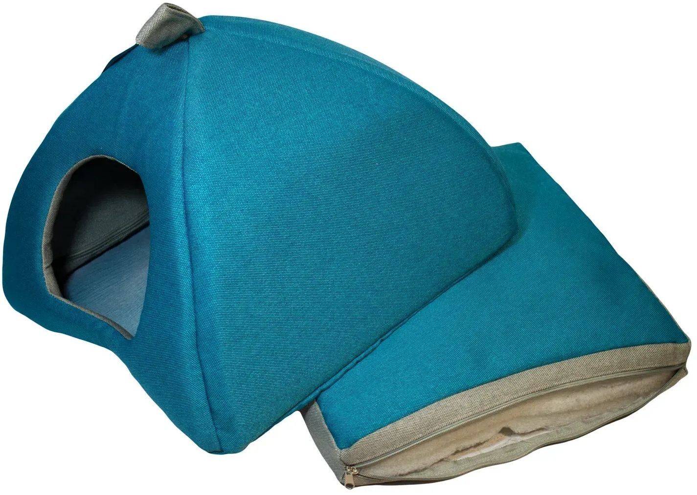 Юрта Lucky Pet №1 Мия Бирюзовый 39x39x31 фото