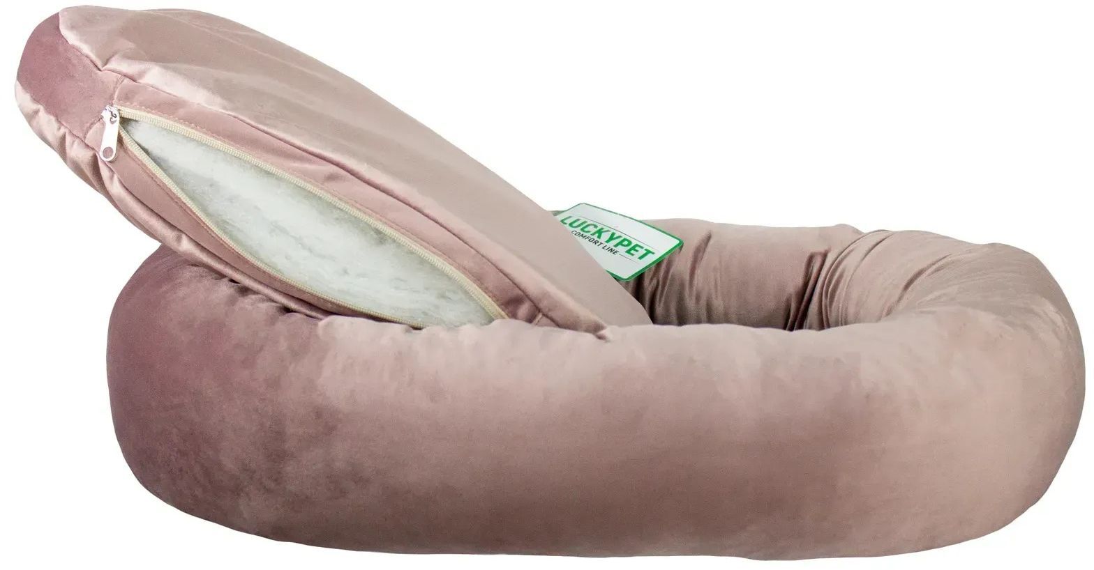 Лежак Lucky Pet №2 Фелікс Рожевий 48x58x12фото