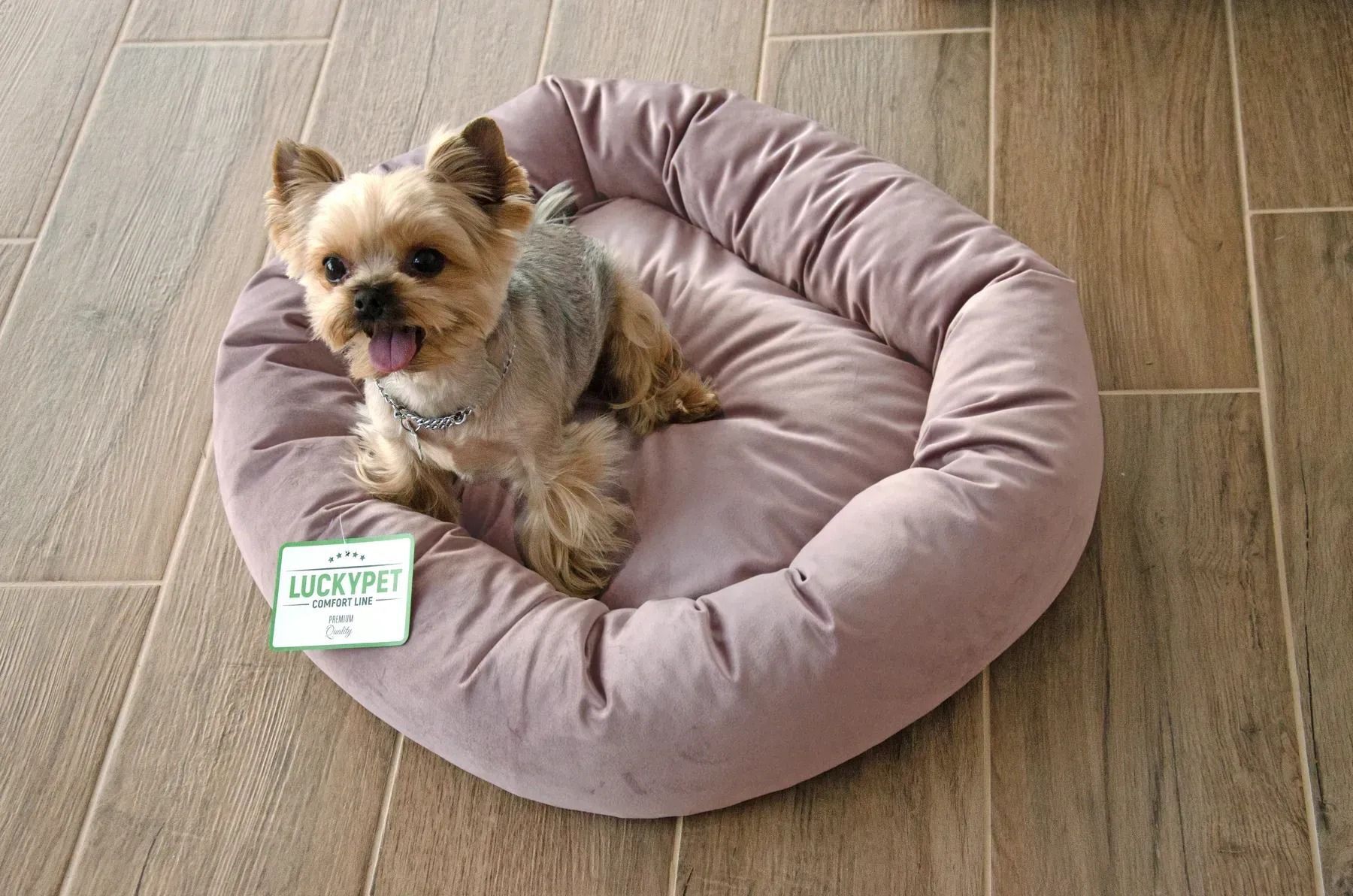 Лежак Lucky Pet №2 Фелікс Рожевий 48x58x12фото