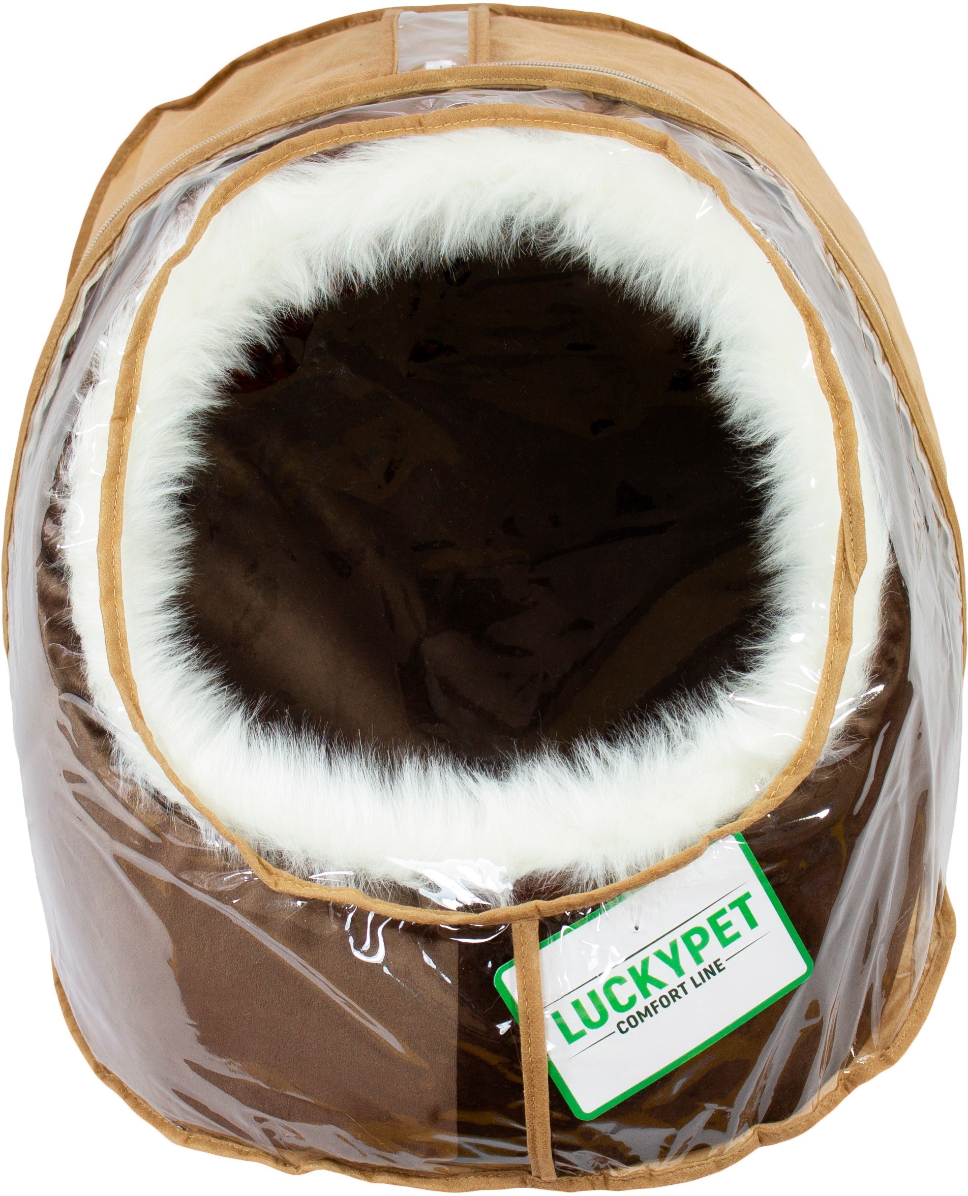 Будка Lucky Pet №1 Амур Коричневый 36x37x32 фото 3