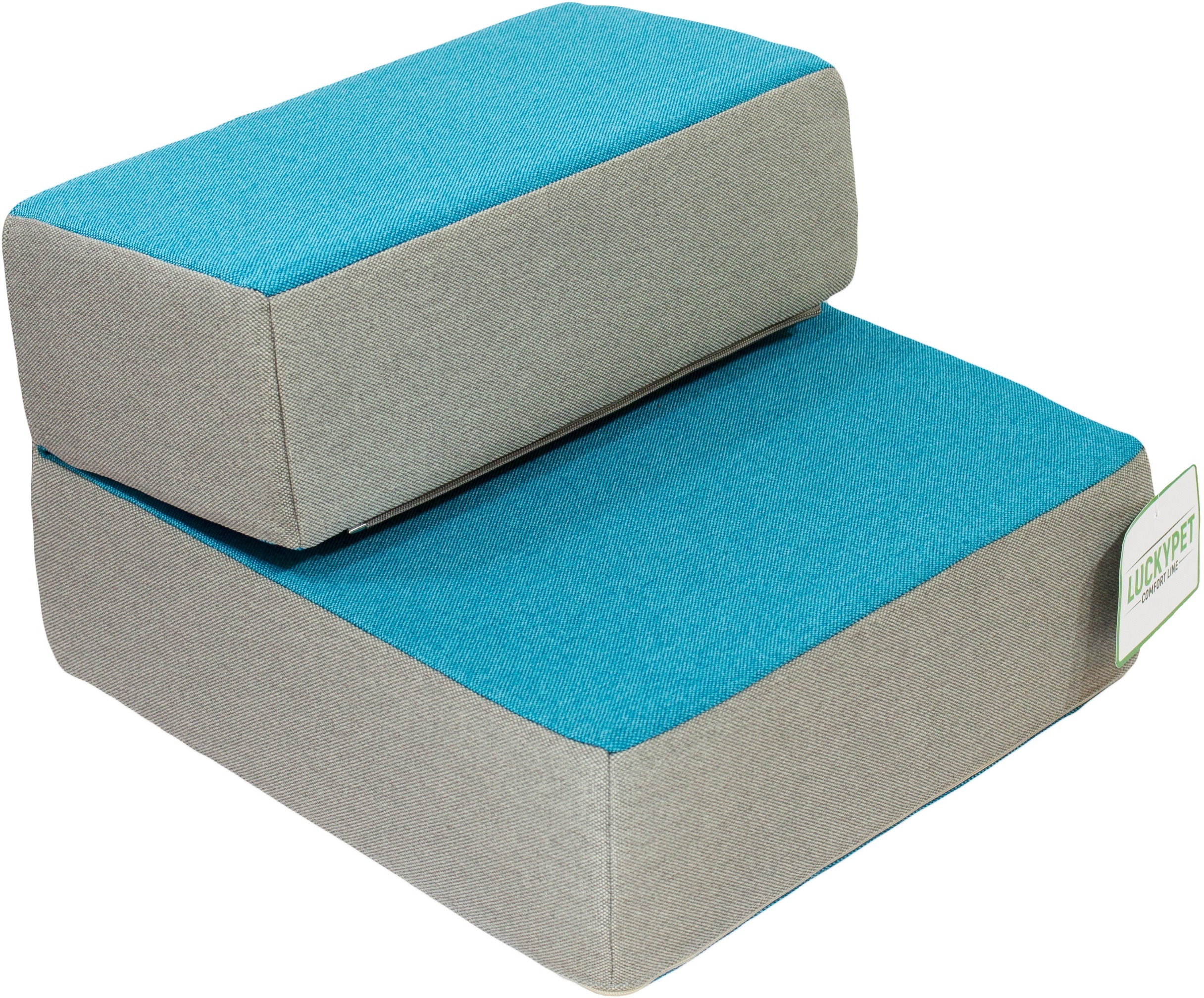 Ступеньки-трансформер Lucky Pet Эверест Бирюзовые 36x40x60 фото 2