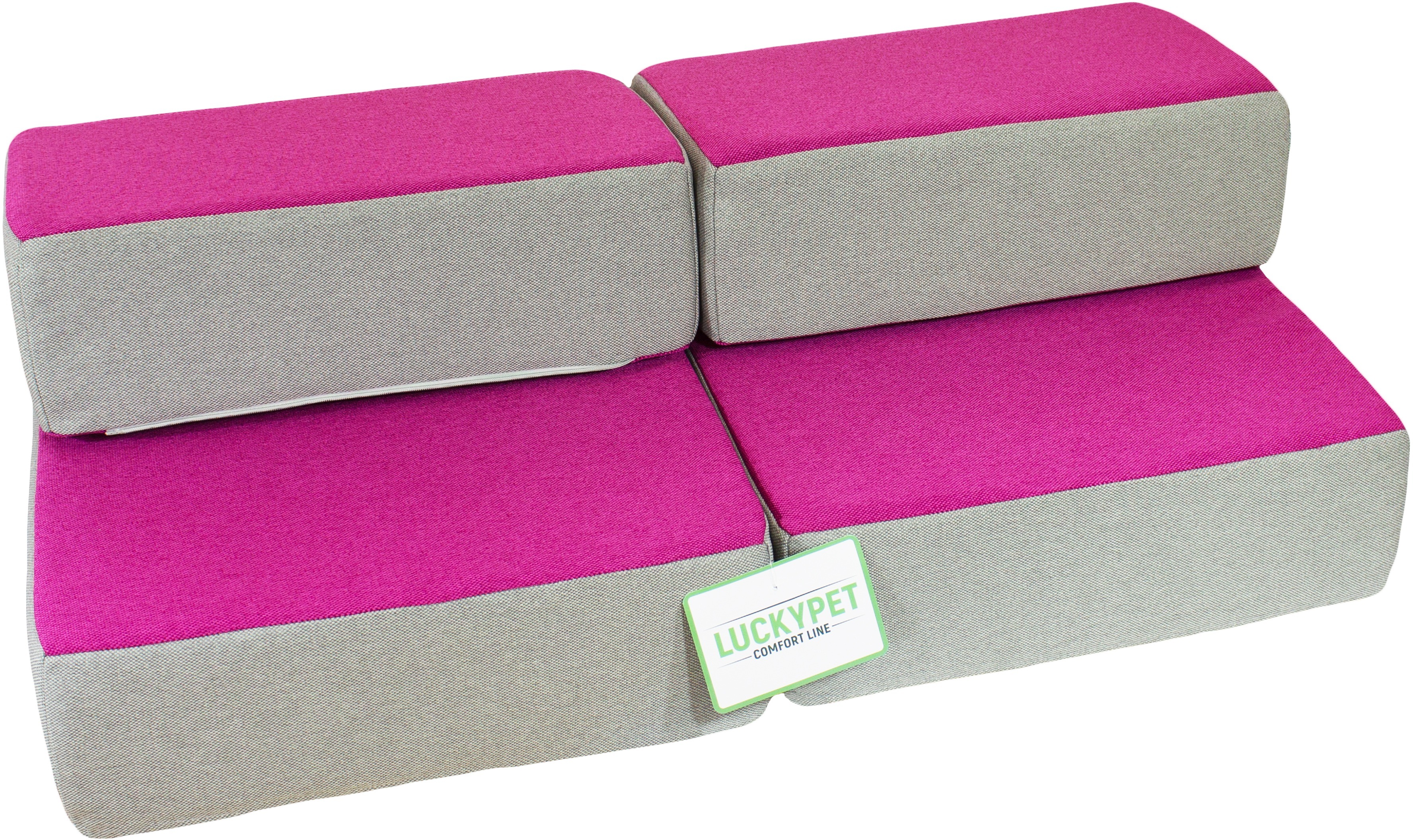 Сходинки-трансформер Lucky Pet Еверест Фуксія 36x40x60фото5