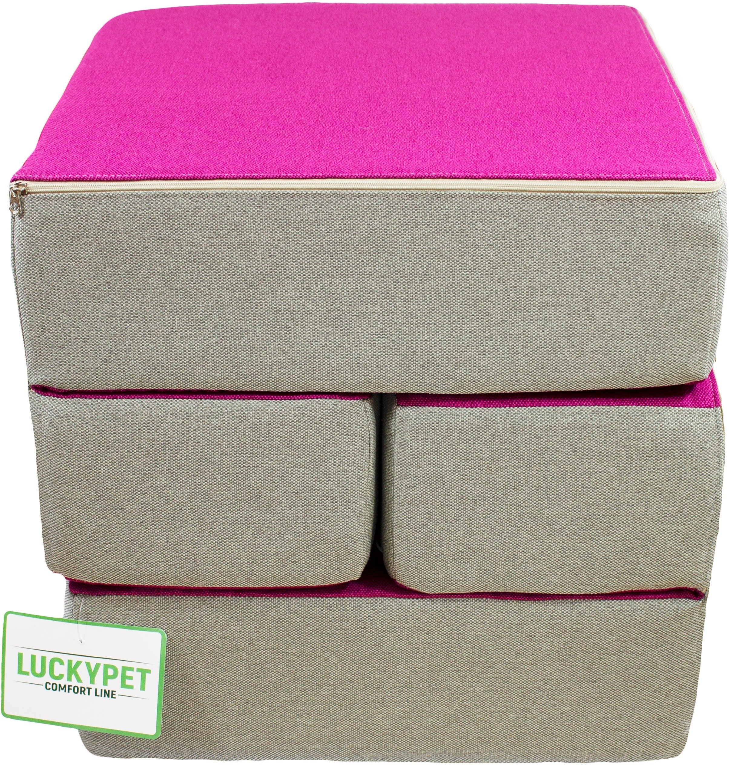 Сходинки-трансформер Lucky Pet Еверест Фуксія 36x40x60фото4