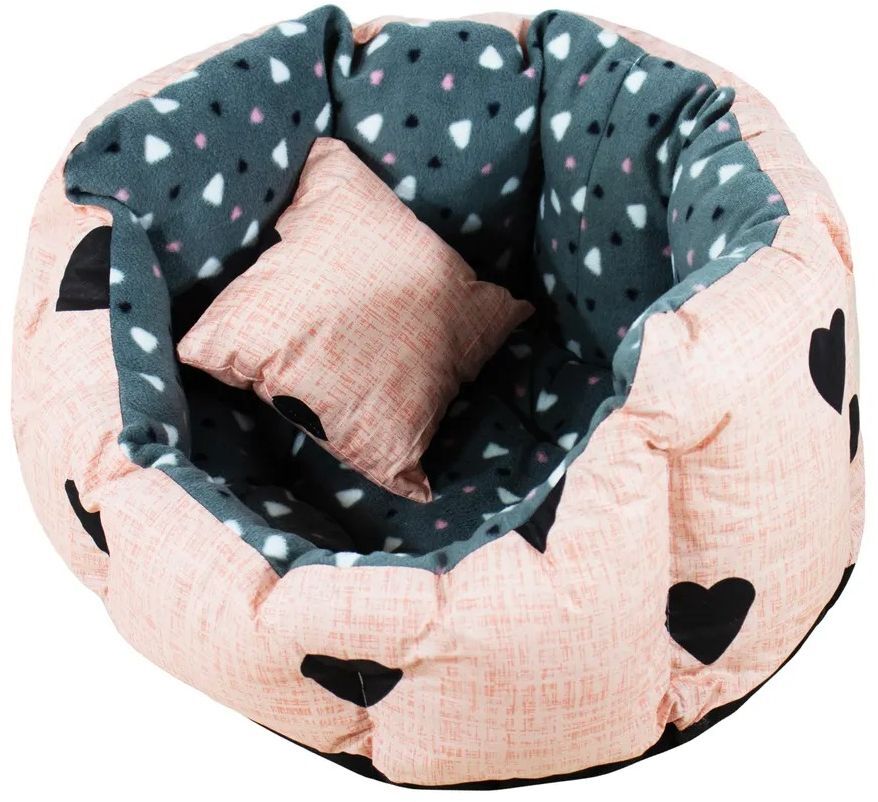 Лежак Lucky Pet Диванчик S Рожевий 40x40фото