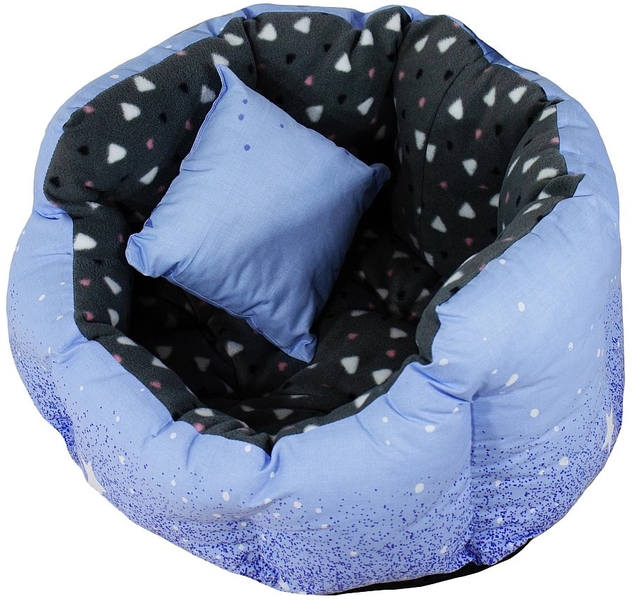Лежак Lucky Pet Диванчик S Синій 40x40фото2
