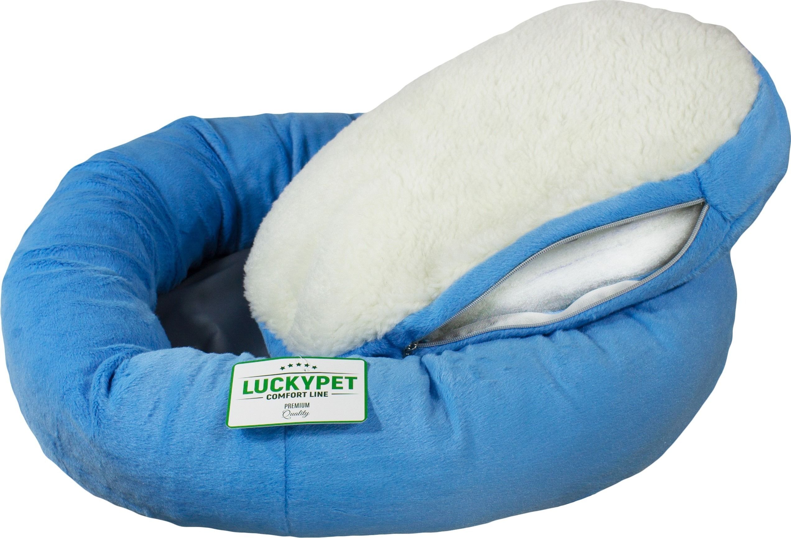 Лежак Lucky Pet №1 Рокси Голубой 42x52x10 фото 