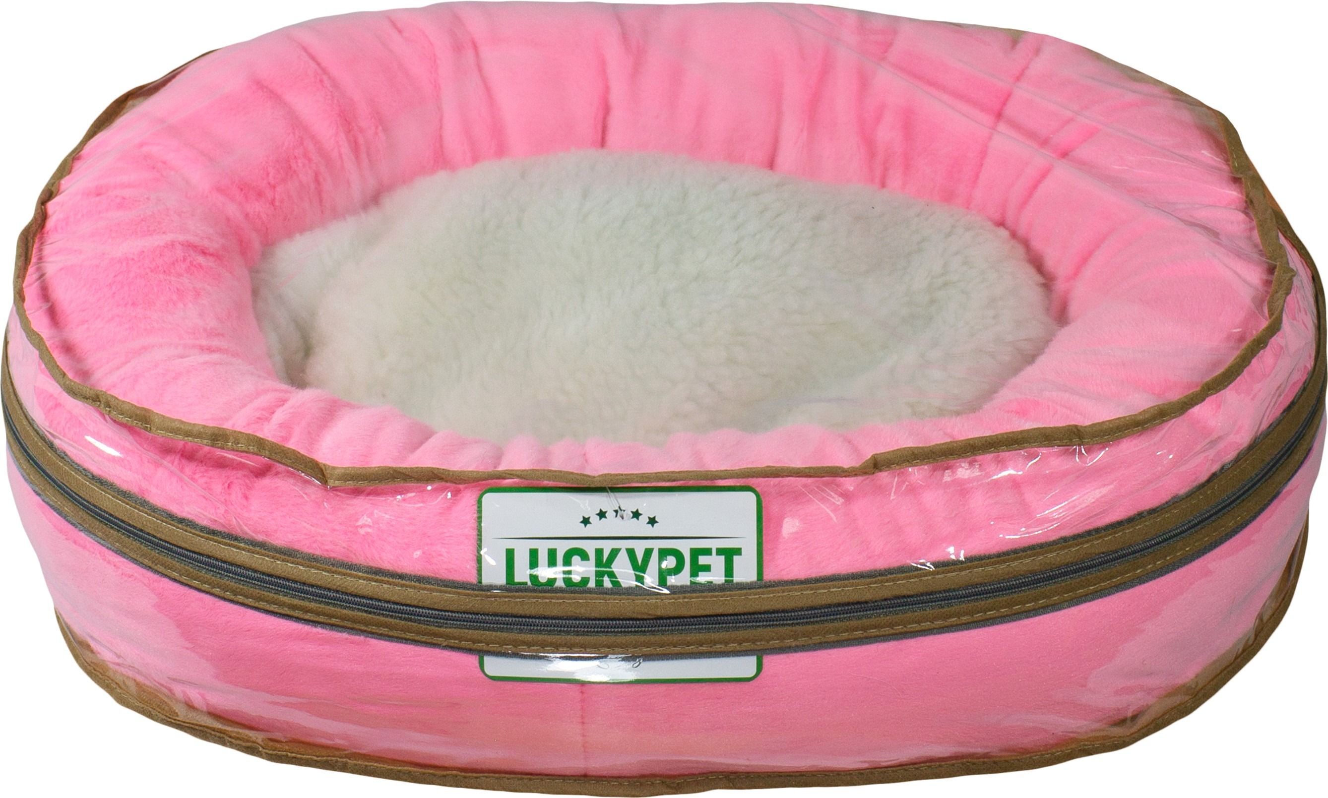 Лежак Lucky Pet №1 Рокси Розовый 42x52x10 фото 