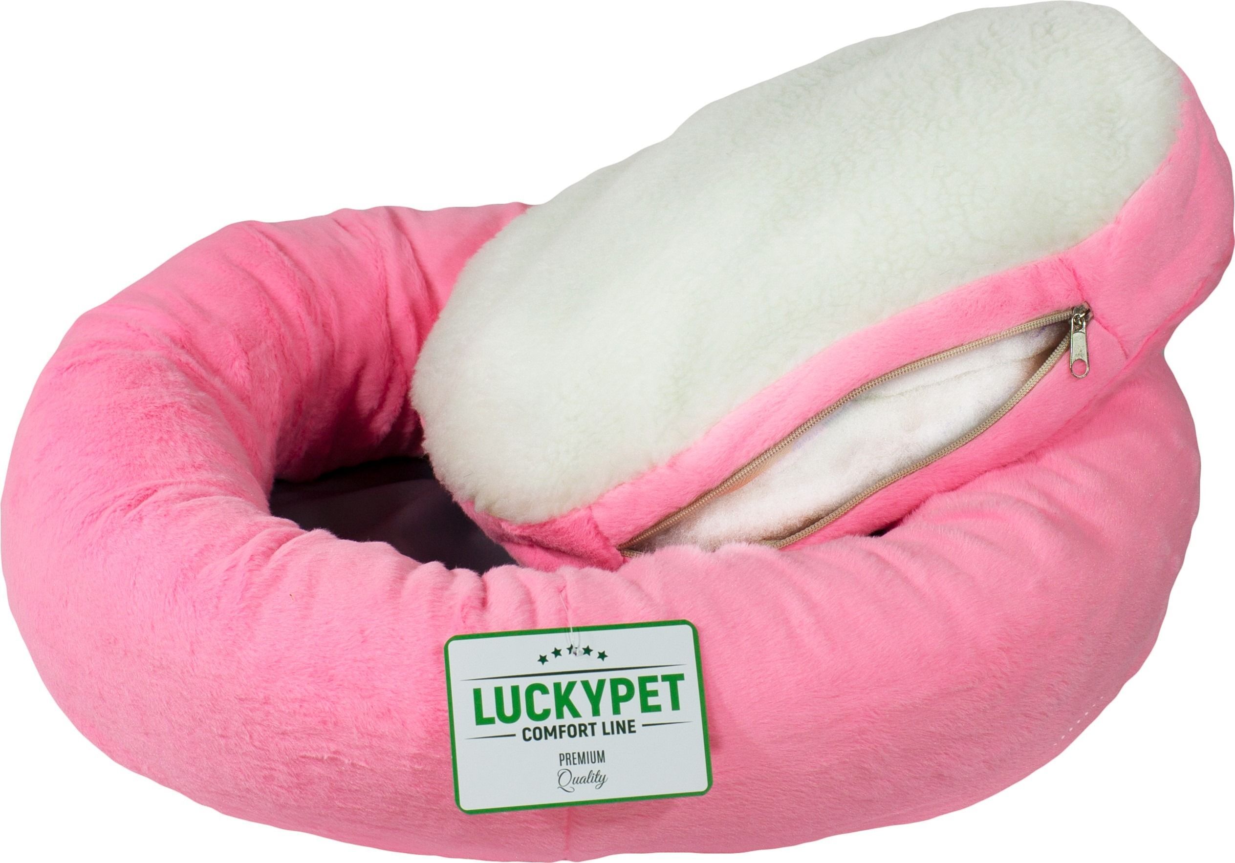 Лежак Lucky Pet №1 Рокси Розовый 42x52x10 фото 