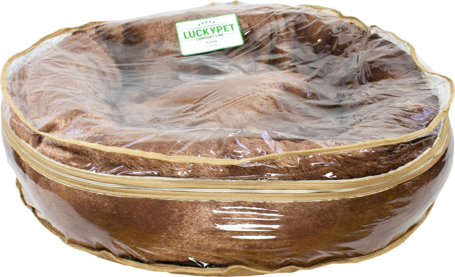 Лежак Lucky Pet №1 Травка Коричневый 43x13 фото