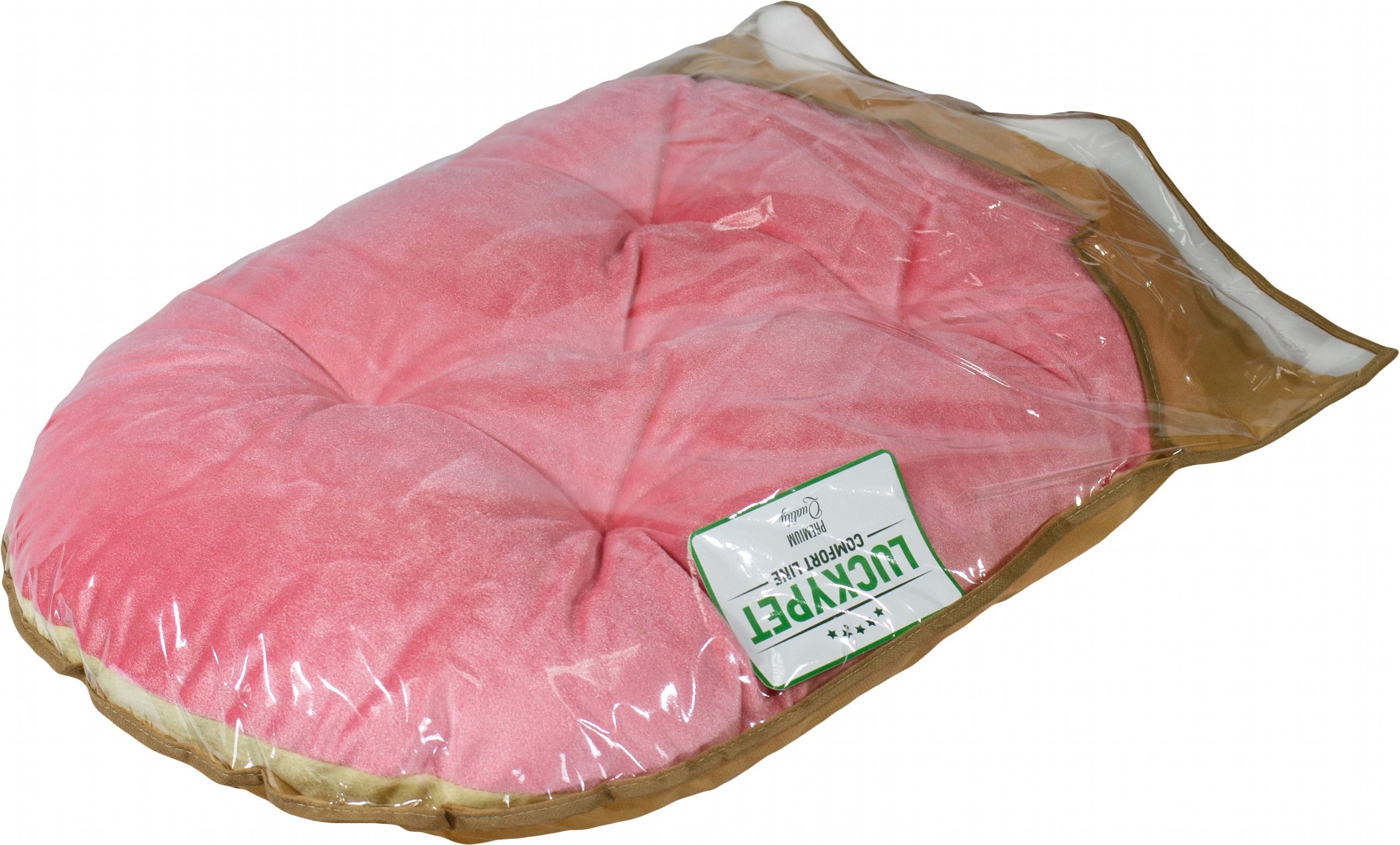 Лежак-Подушка Lucky Pet №1 Зефир Розово-кремовый 40x50 фото 3