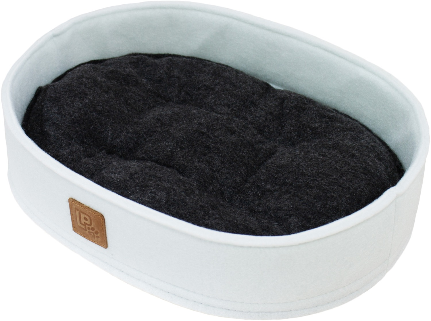 Лежак Lucky Pet №2 Брио Белый 34x45x10 фото